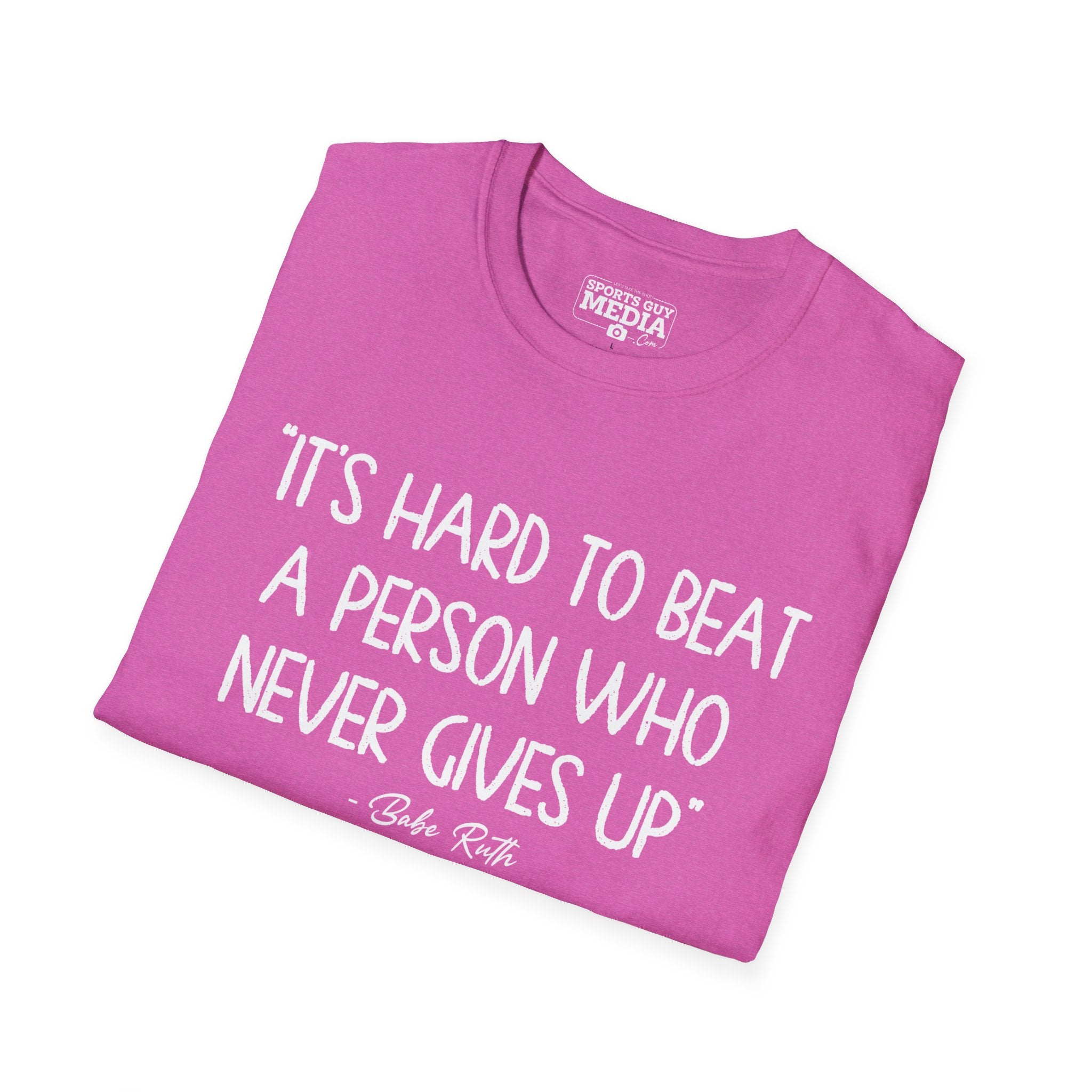 Babe Ruth NEVER GIVES UP T-Shirt