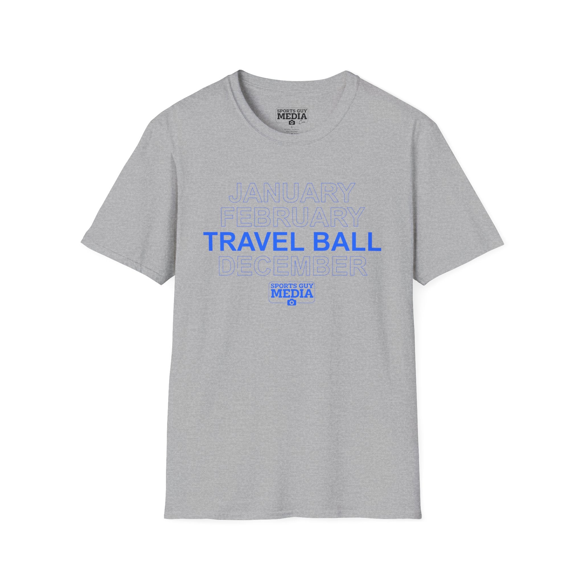 January February TRAVEL BALL December T-Shirt