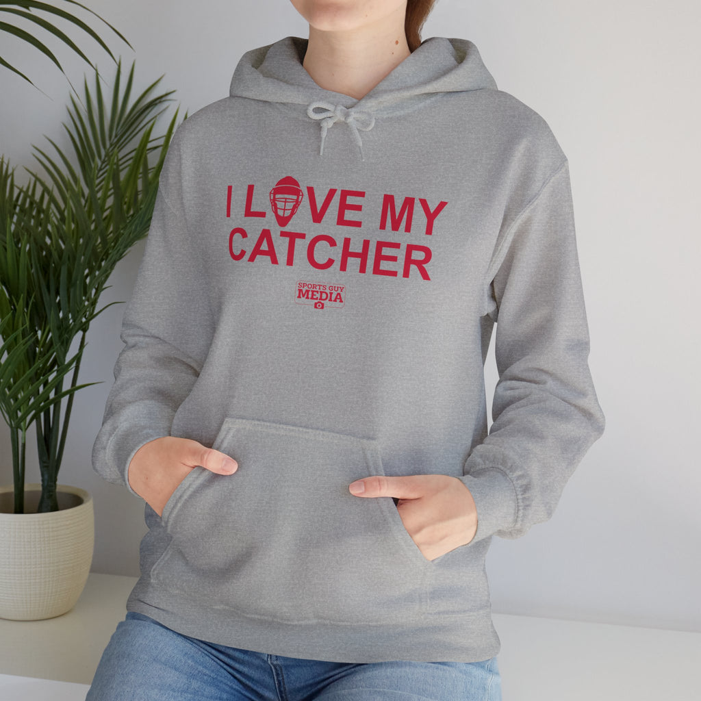 I Love My Catcher Hoodie