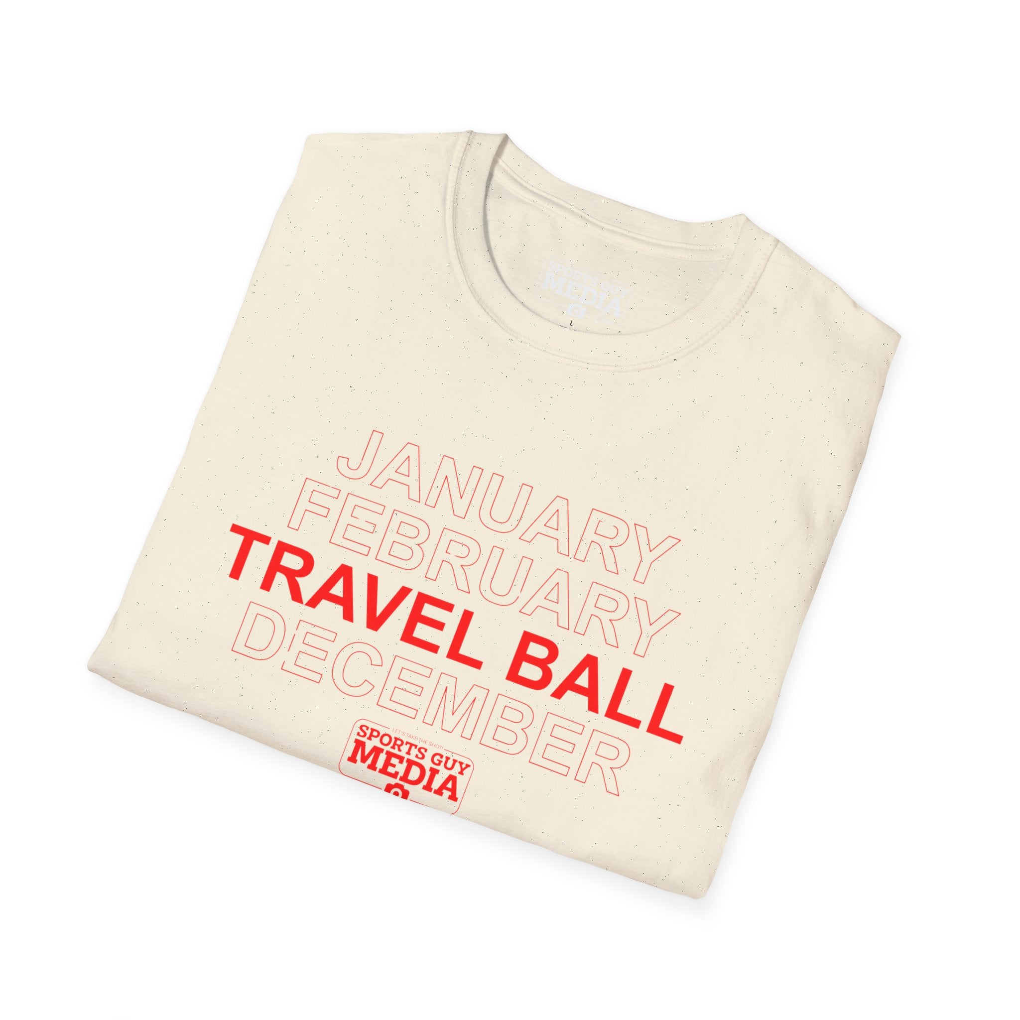 January February TRAVEL BALL December T-Shirt