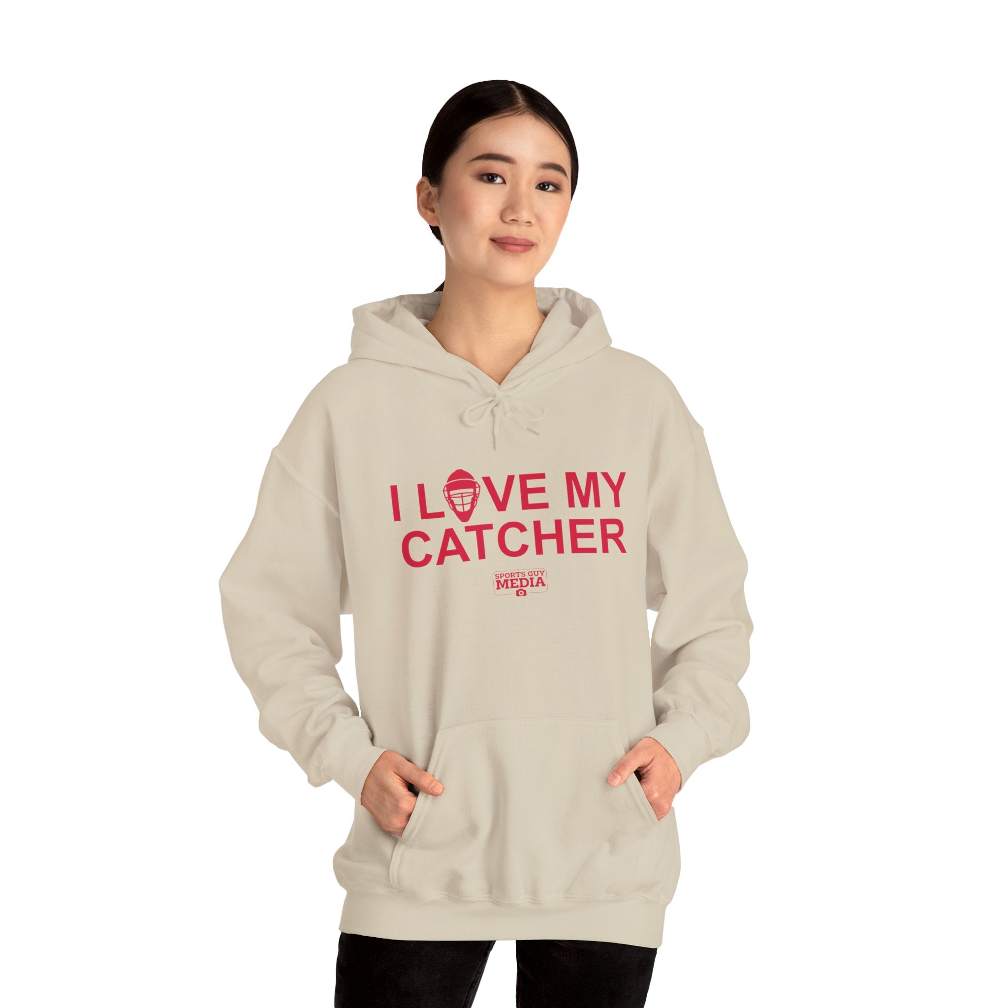 I Love My Catcher Hoodie