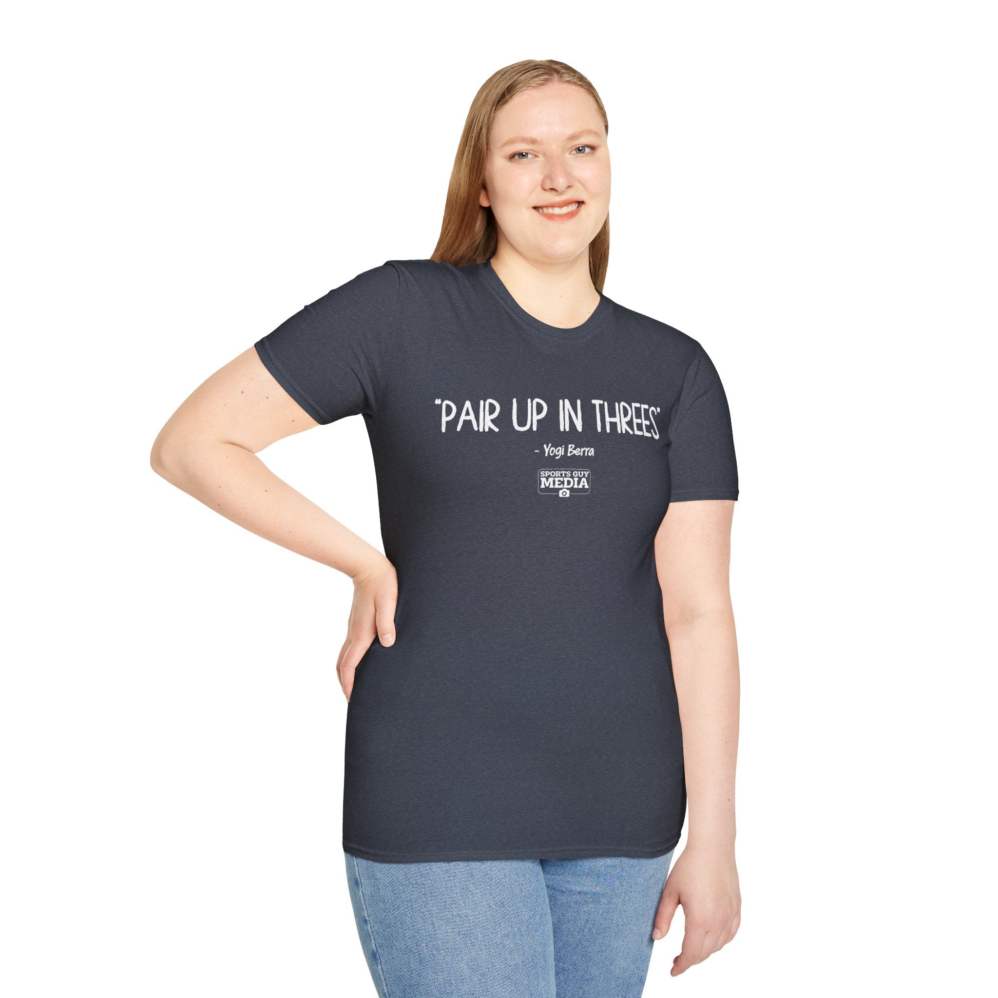 Yogi Berra PAIR UP IN THREES T-Shirt