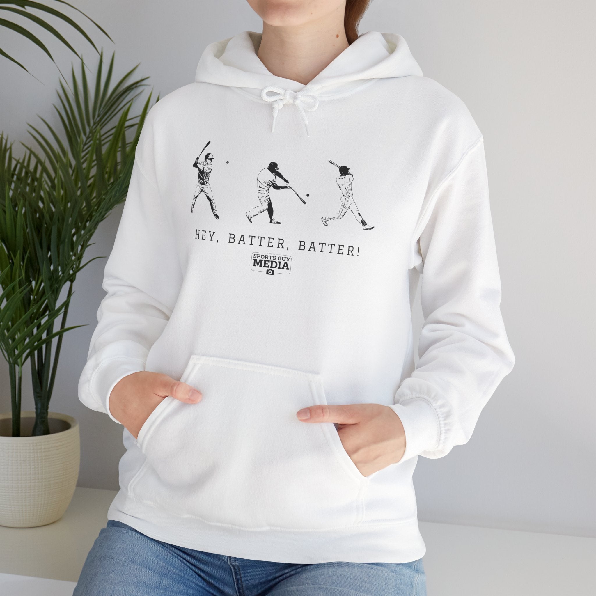 Hey Batter Batter Baseball Hoodie