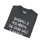 Yogi Berra NINETY PERCENT MENTAL T-Shirt