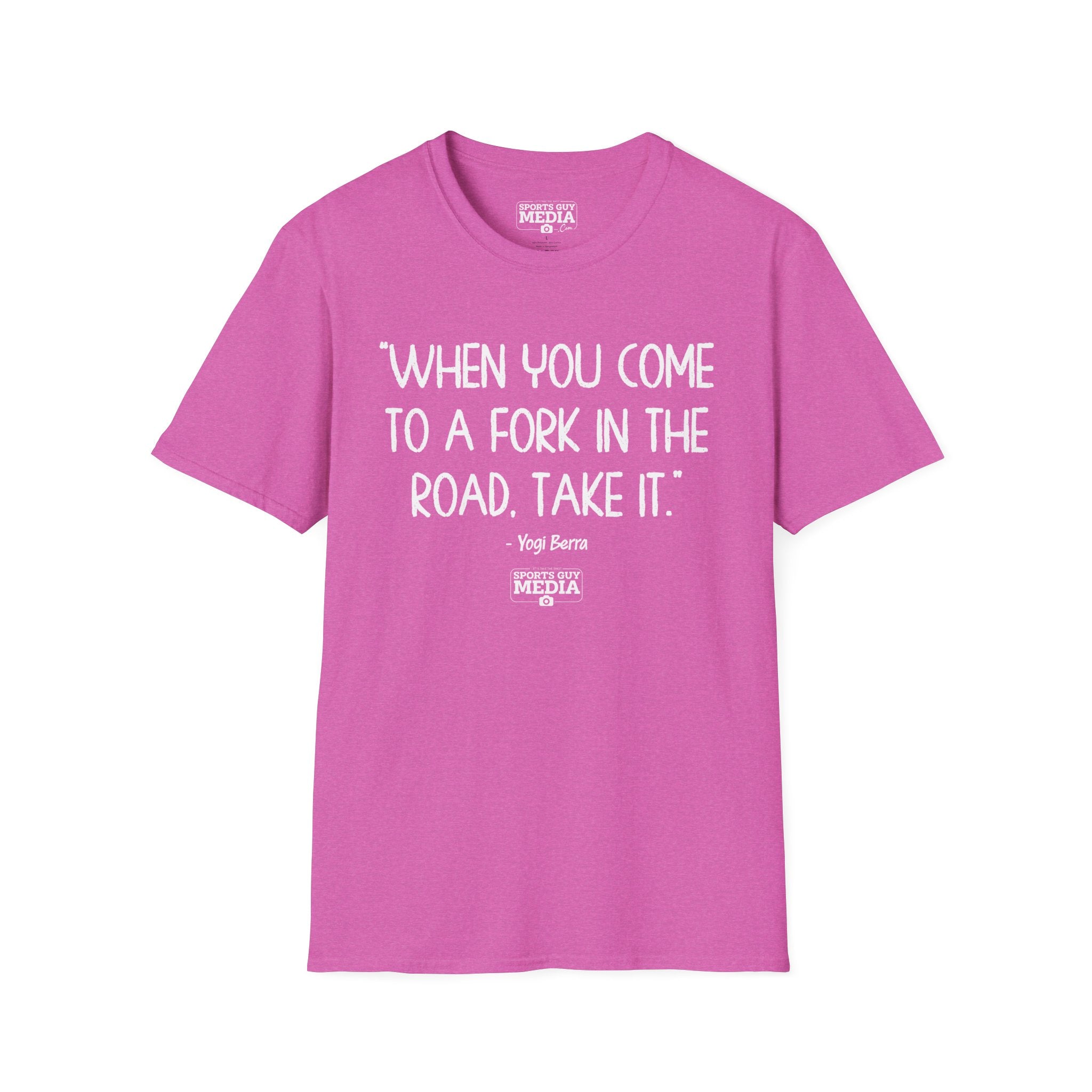 Yogi Berra FORK IN THE ROAD T-Shirt