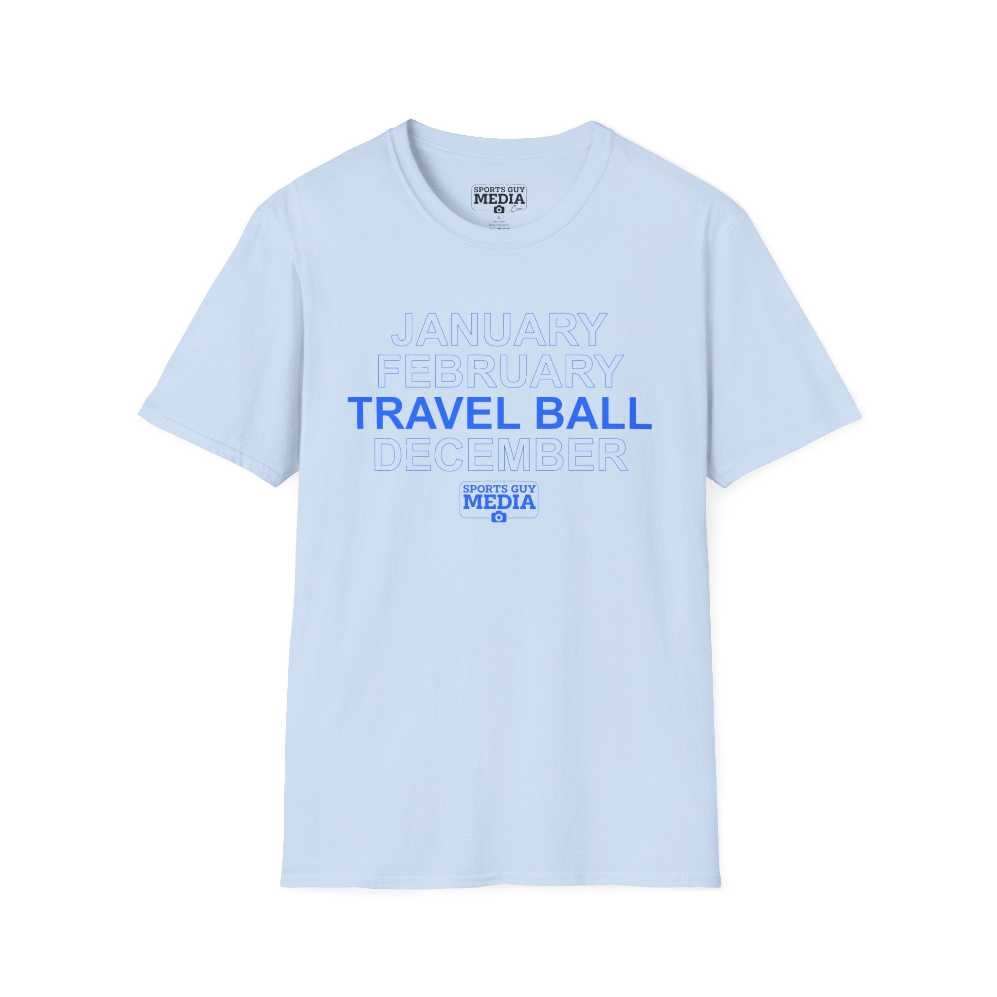 January February TRAVEL BALL December T-Shirt