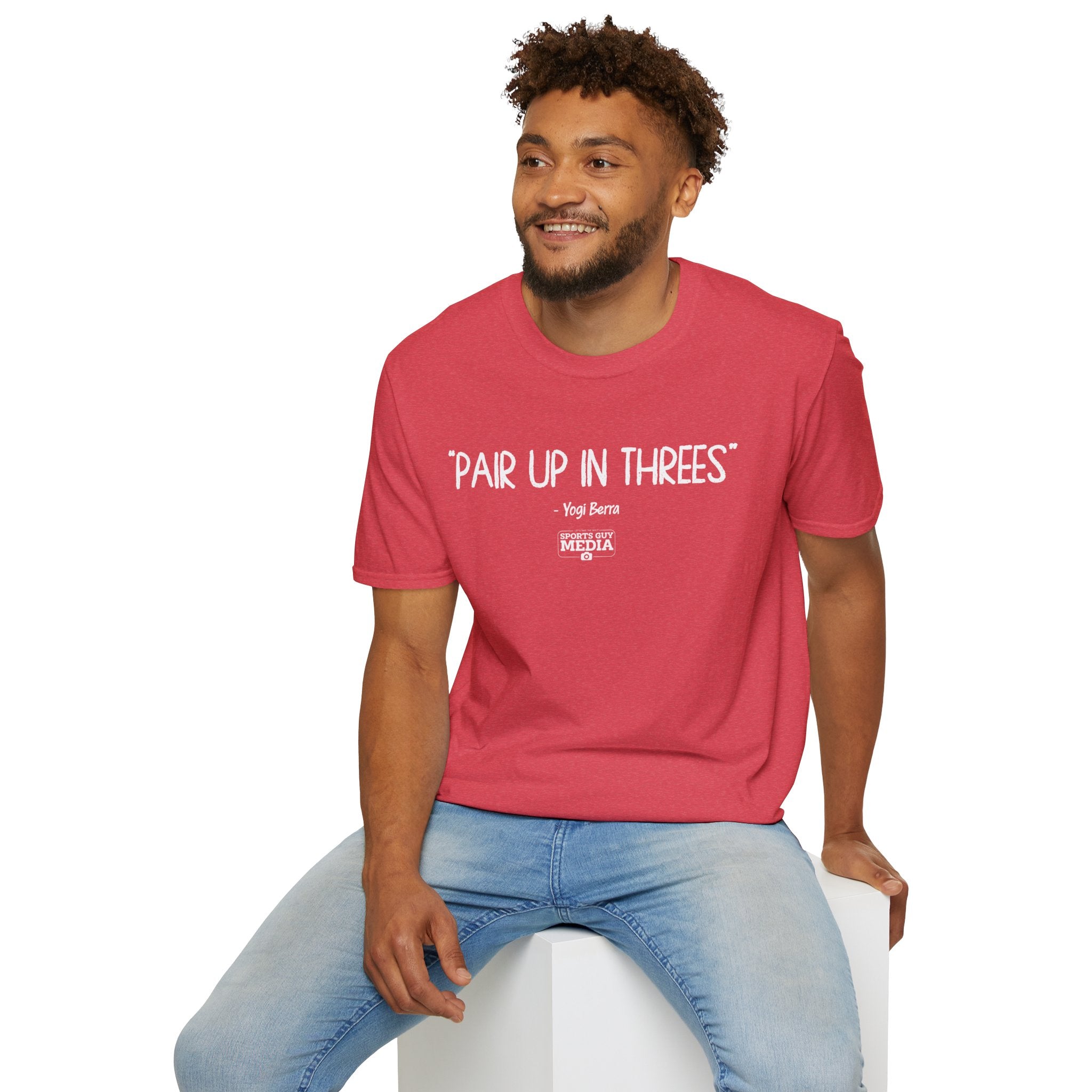 Yogi Berra PAIR UP IN THREES T-Shirt