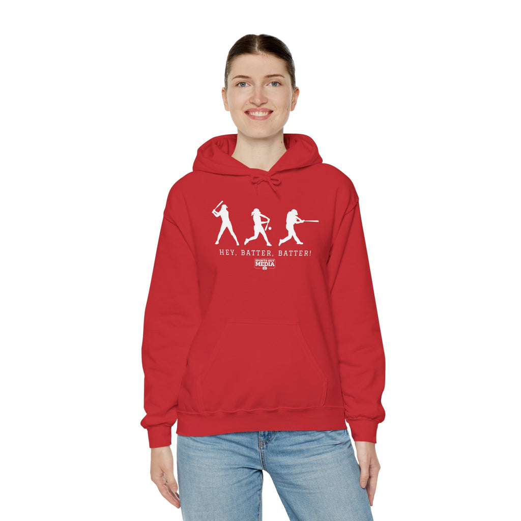 Hey Batter Batter Softball Hoodie