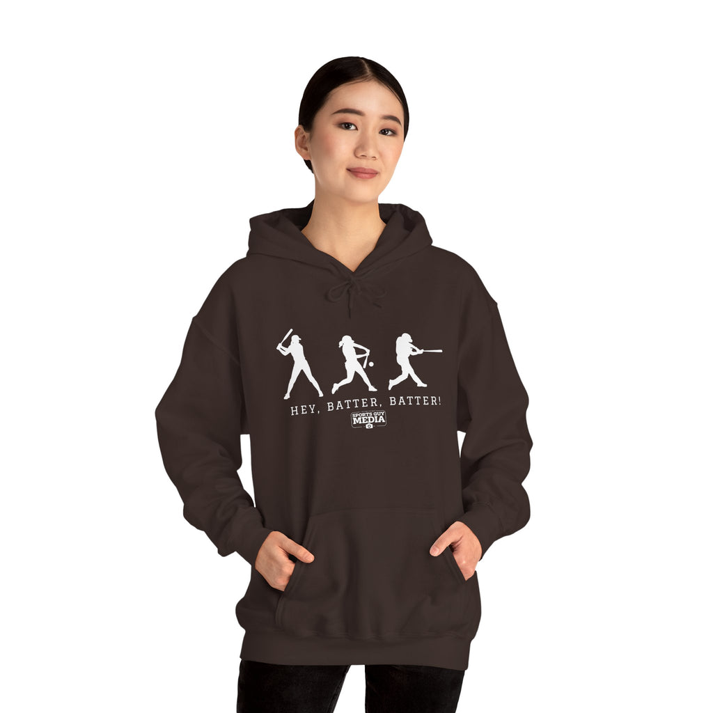 Hey Batter Batter Softball Hoodie
