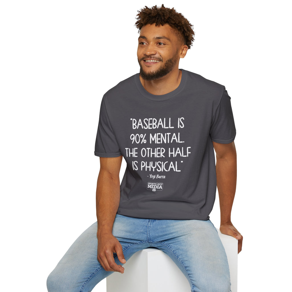 Yogi Berra NINETY PERCENT MENTAL T-Shirt