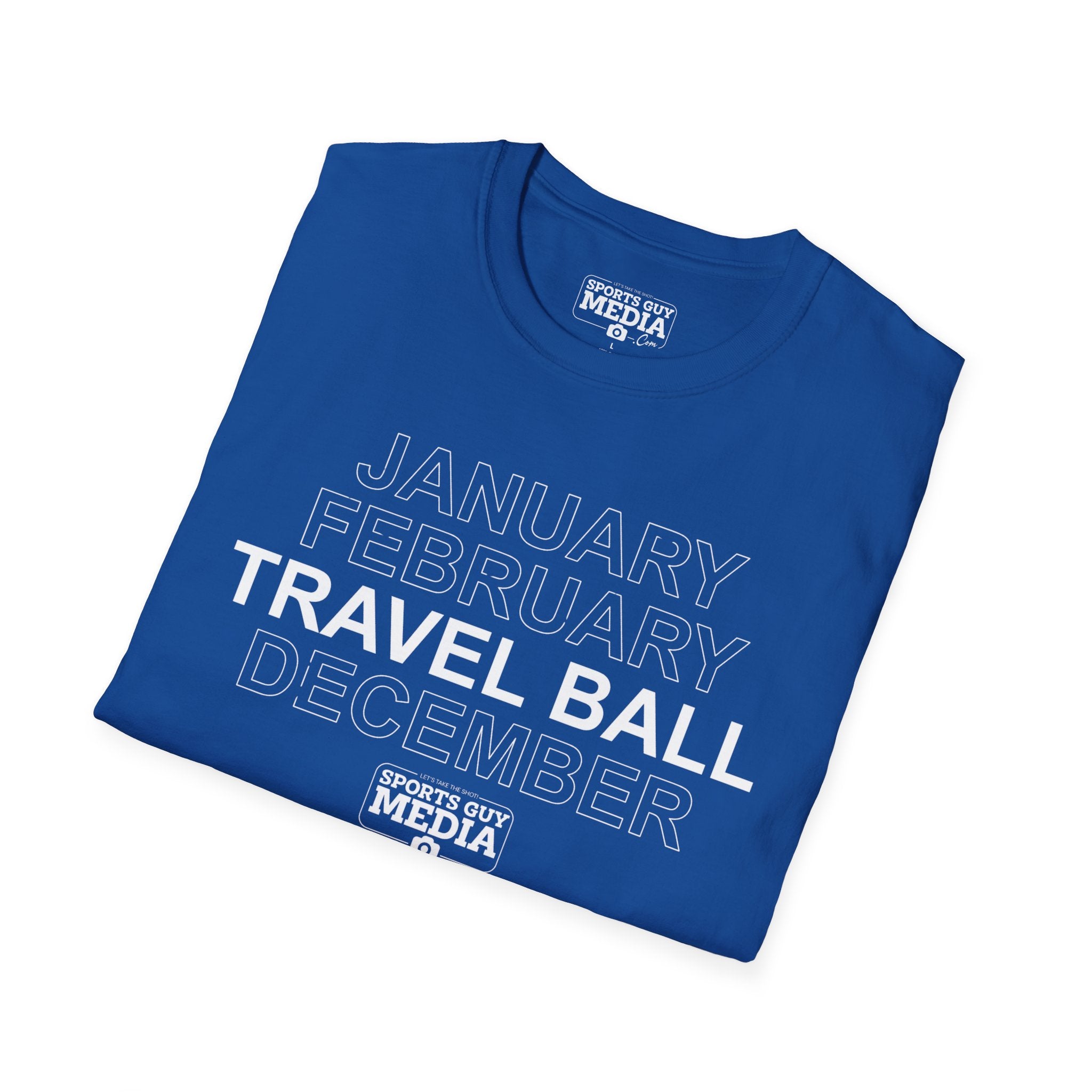 January February TRAVEL BALL December T-Shirt