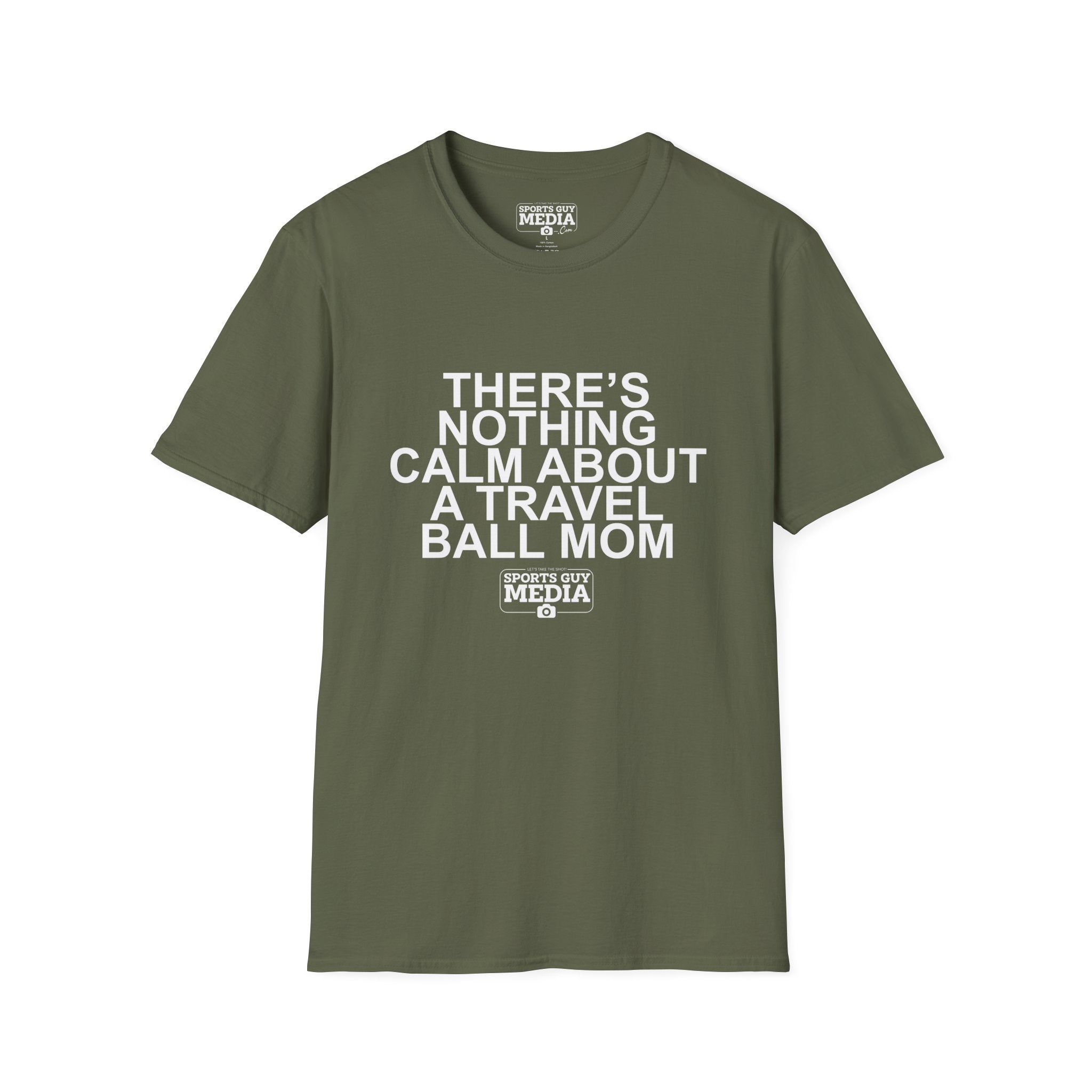 There's Nothing Calm About a Travel Ball Mom T-Shirt