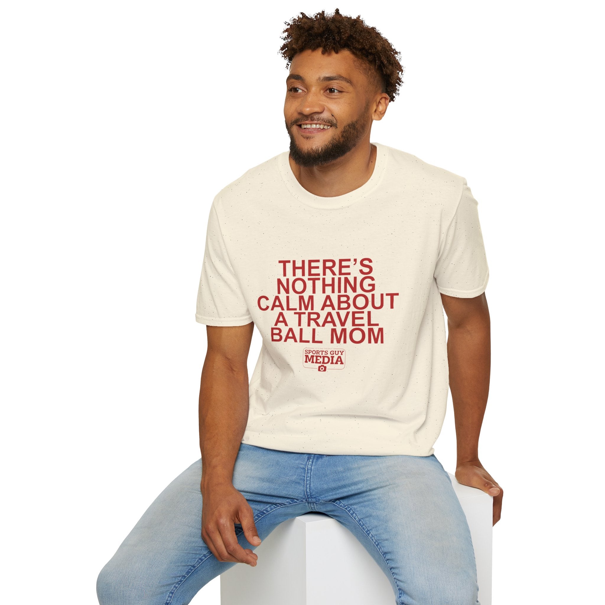 There's Nothing Calm About a Travel Ball Mom T-Shirt