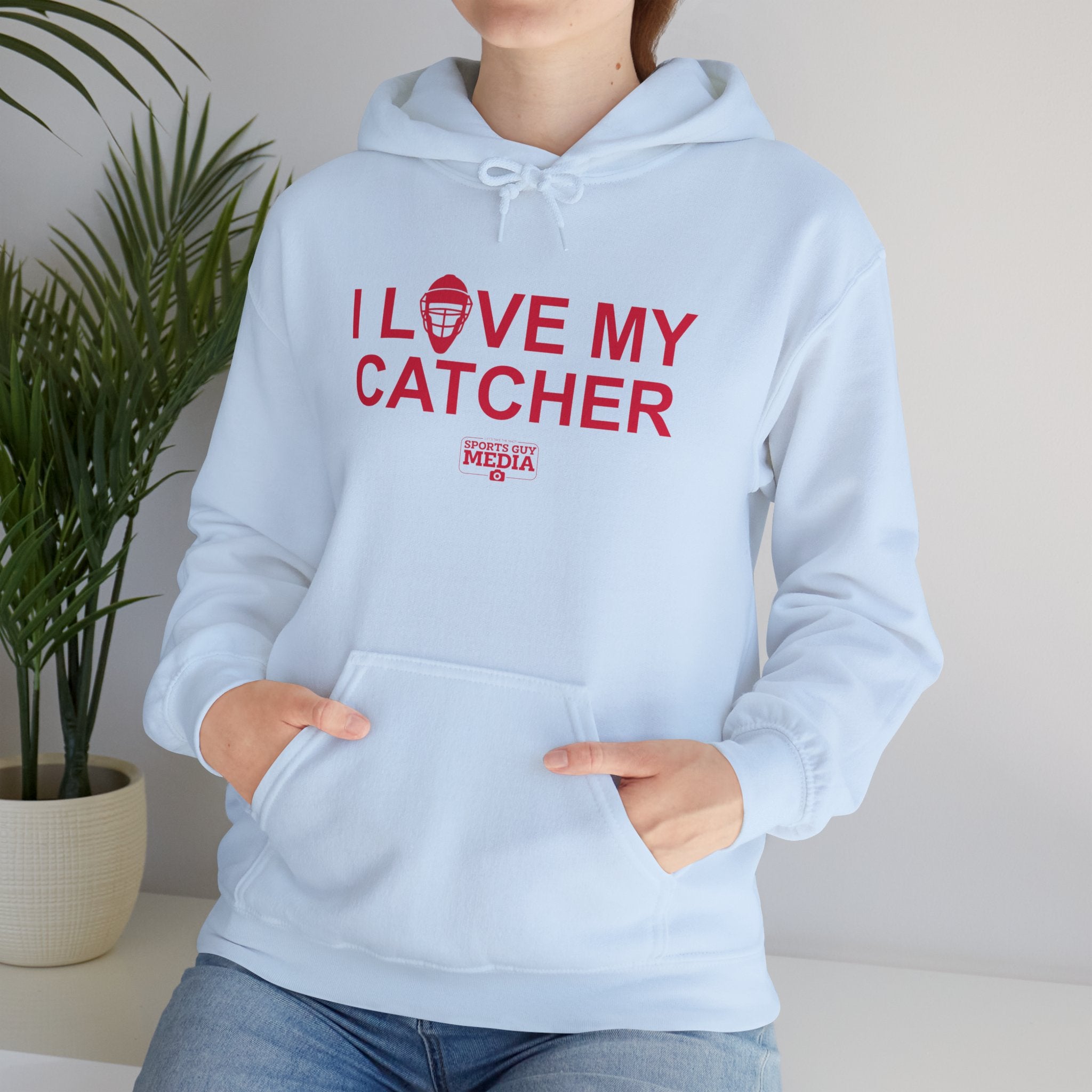 I Love My Catcher Hoodie