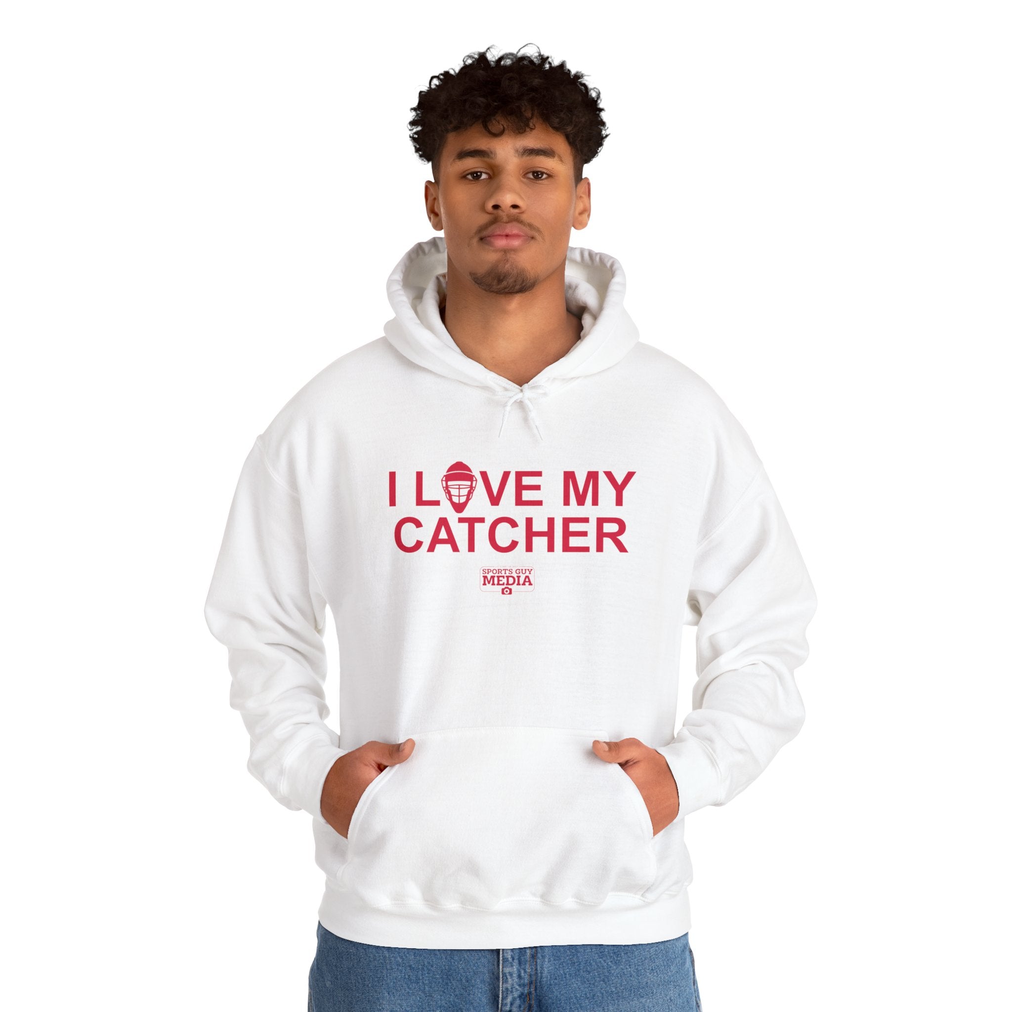 I Love My Catcher Hoodie