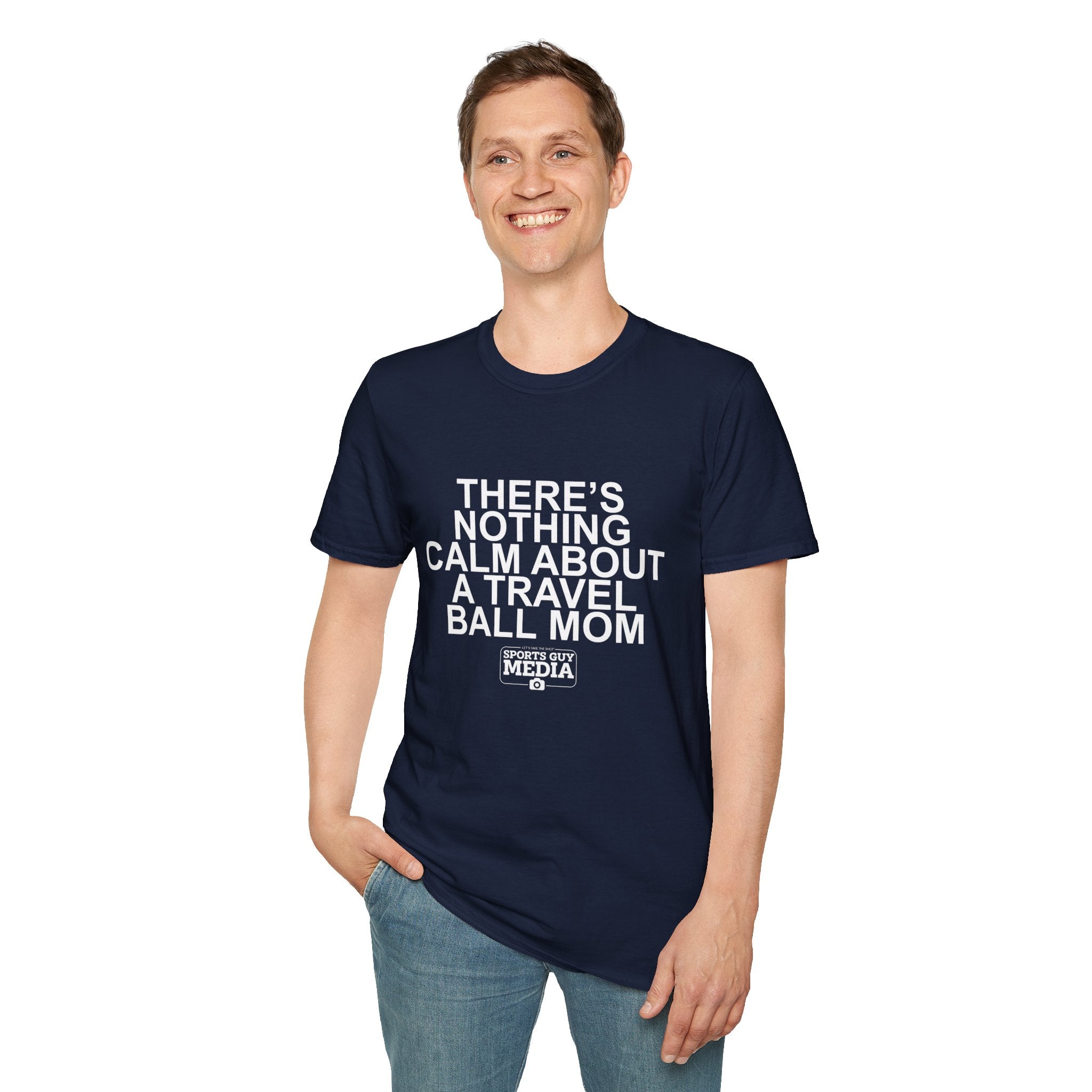 There's Nothing Calm About a Travel Ball Mom T-Shirt
