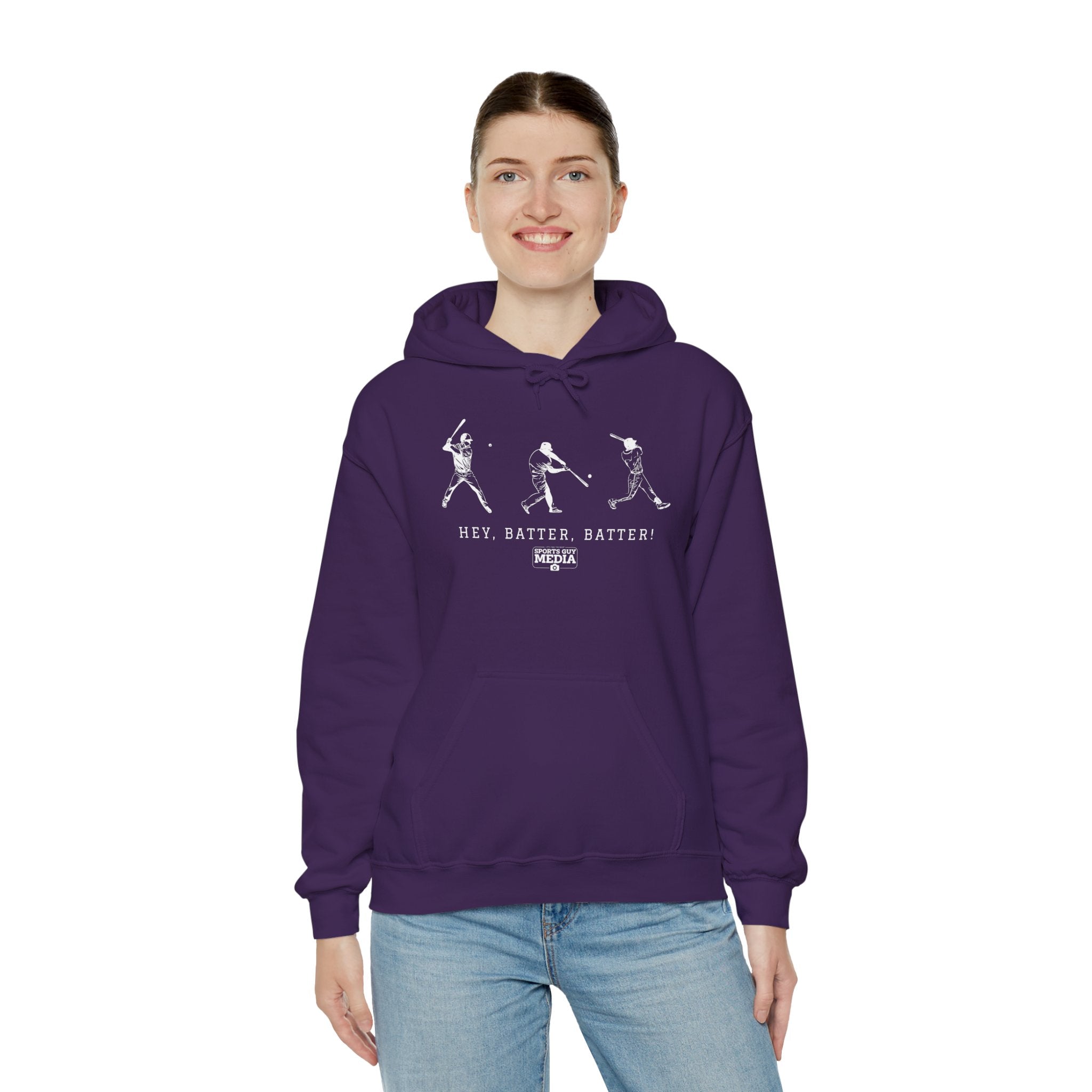 Hey Batter Batter Baseball Hoodie