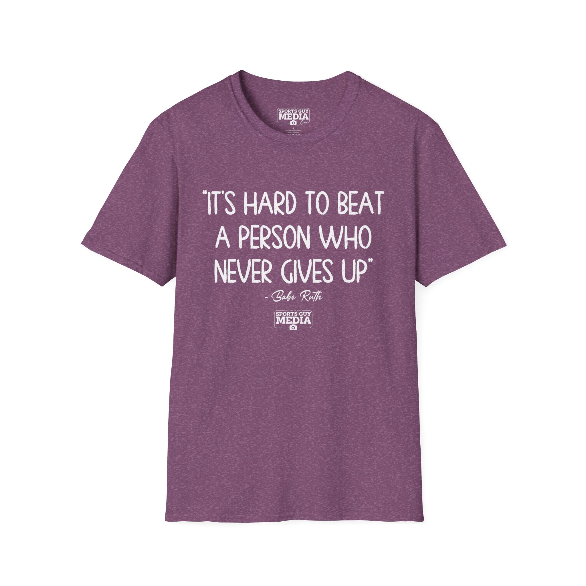 Babe Ruth NEVER GIVES UP T-Shirt