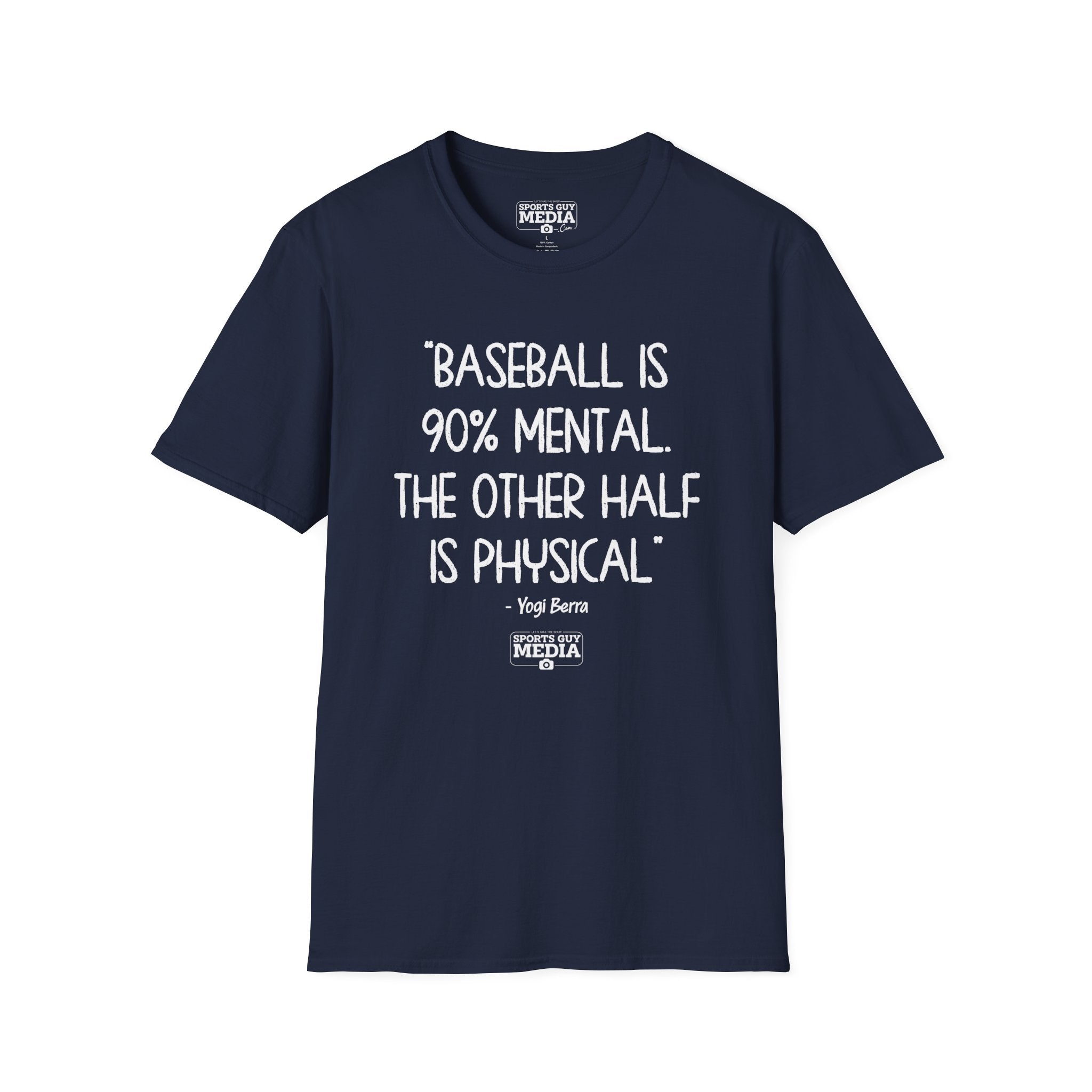 Yogi Berra NINETY PERCENT MENTAL T-Shirt