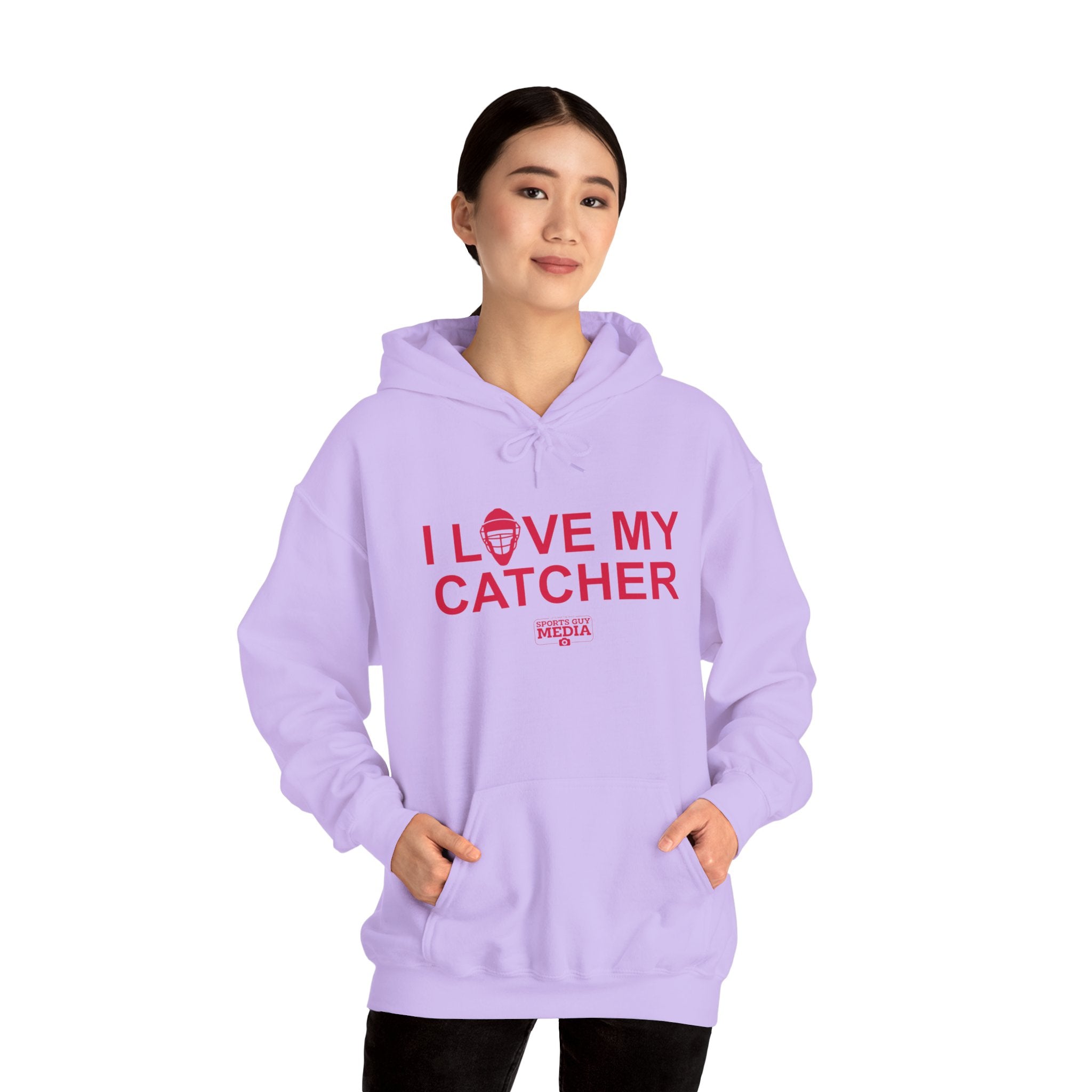 I Love My Catcher Hoodie