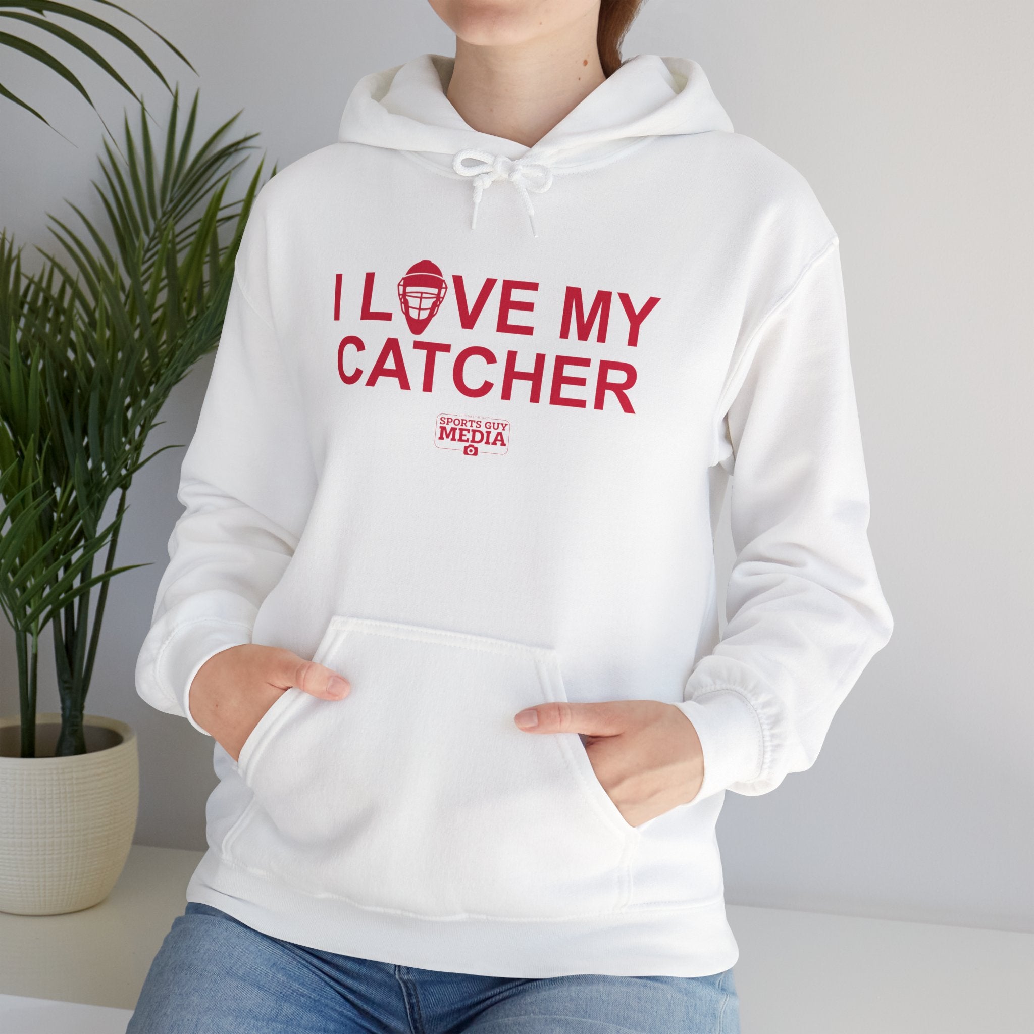 I Love My Catcher Hoodie