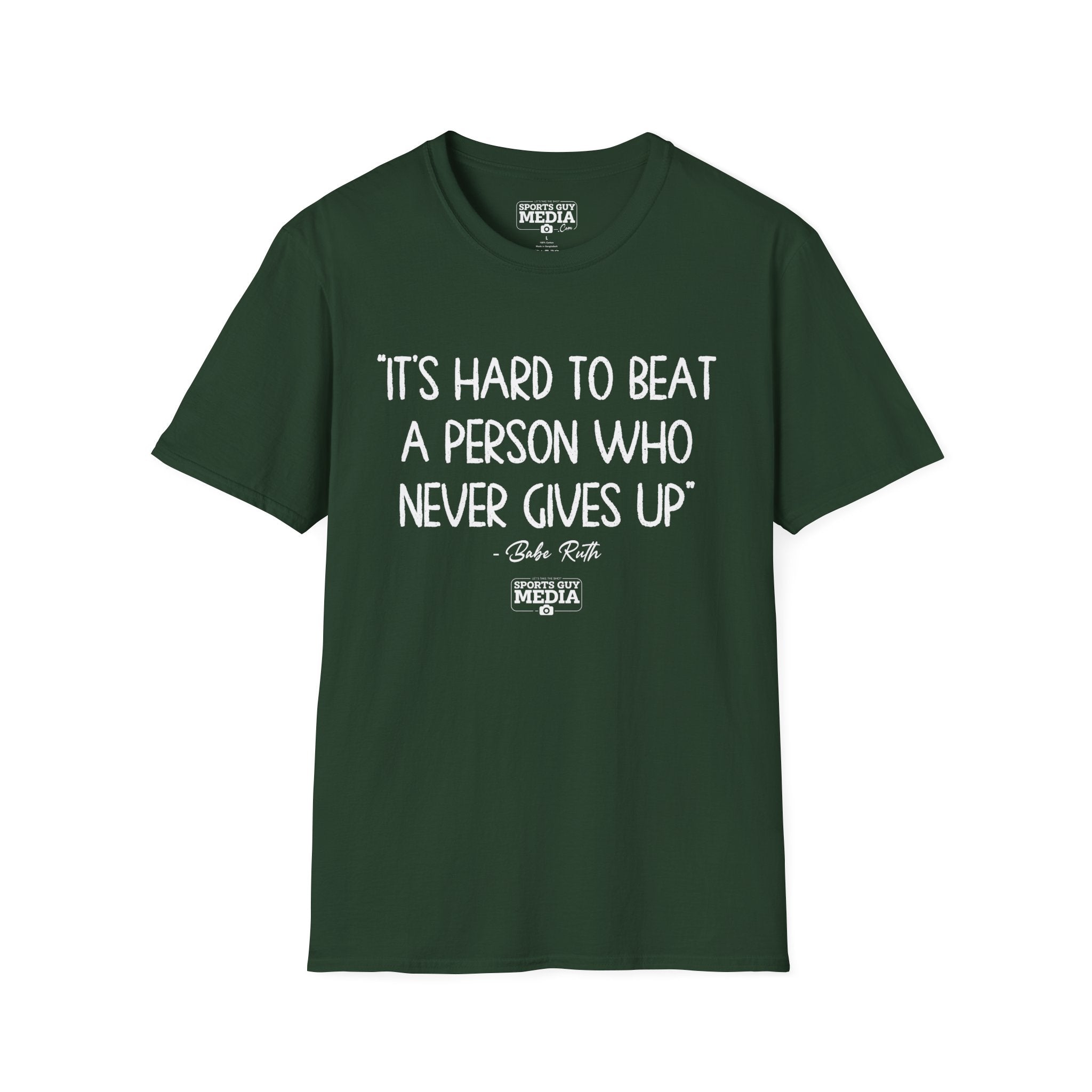 Babe Ruth NEVER GIVES UP T-Shirt