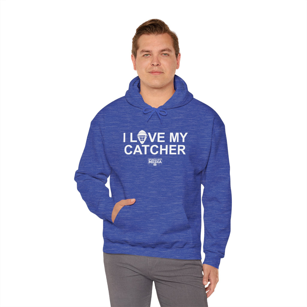 I Love My Catcher Hoodie