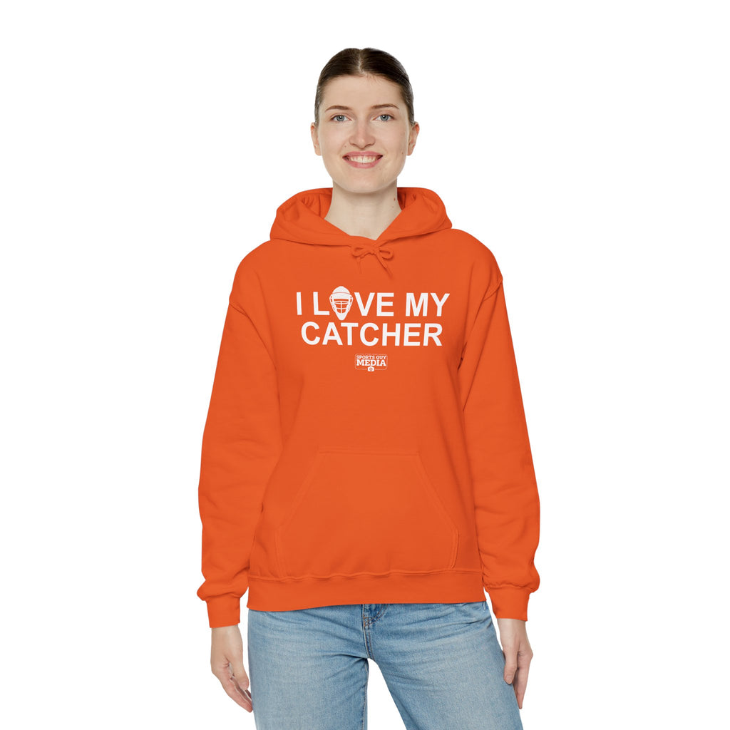 I Love My Catcher Hoodie