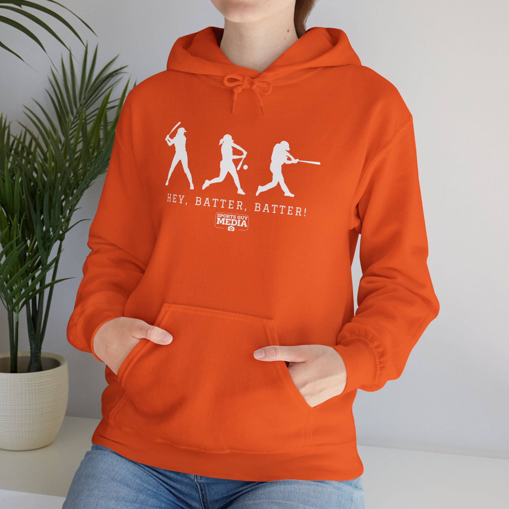 Hey Batter Batter Softball Hoodie