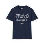 Yogi Berra FORK IN THE ROAD T-Shirt