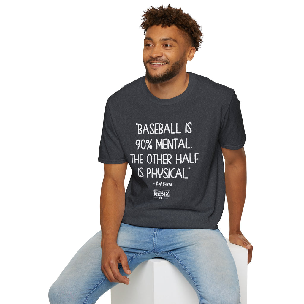 Yogi Berra NINETY PERCENT MENTAL T-Shirt