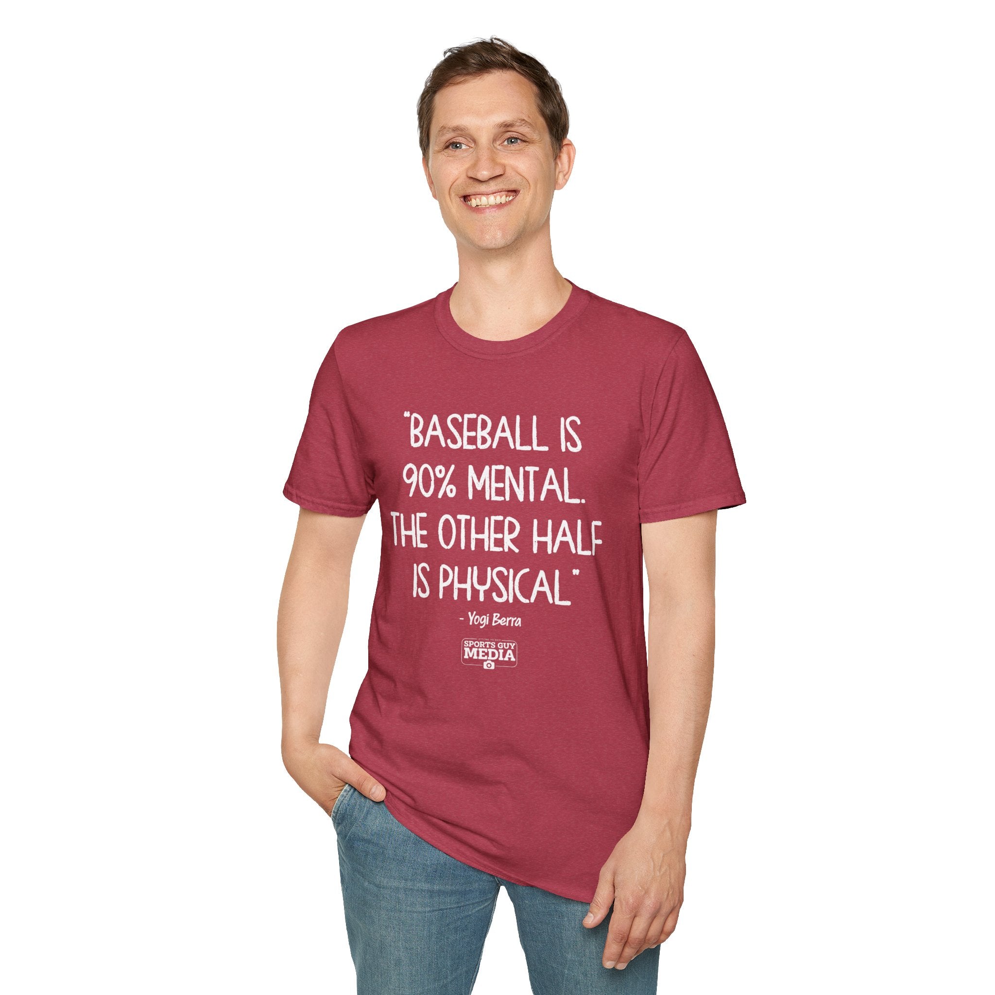 Yogi Berra NINETY PERCENT MENTAL T-Shirt