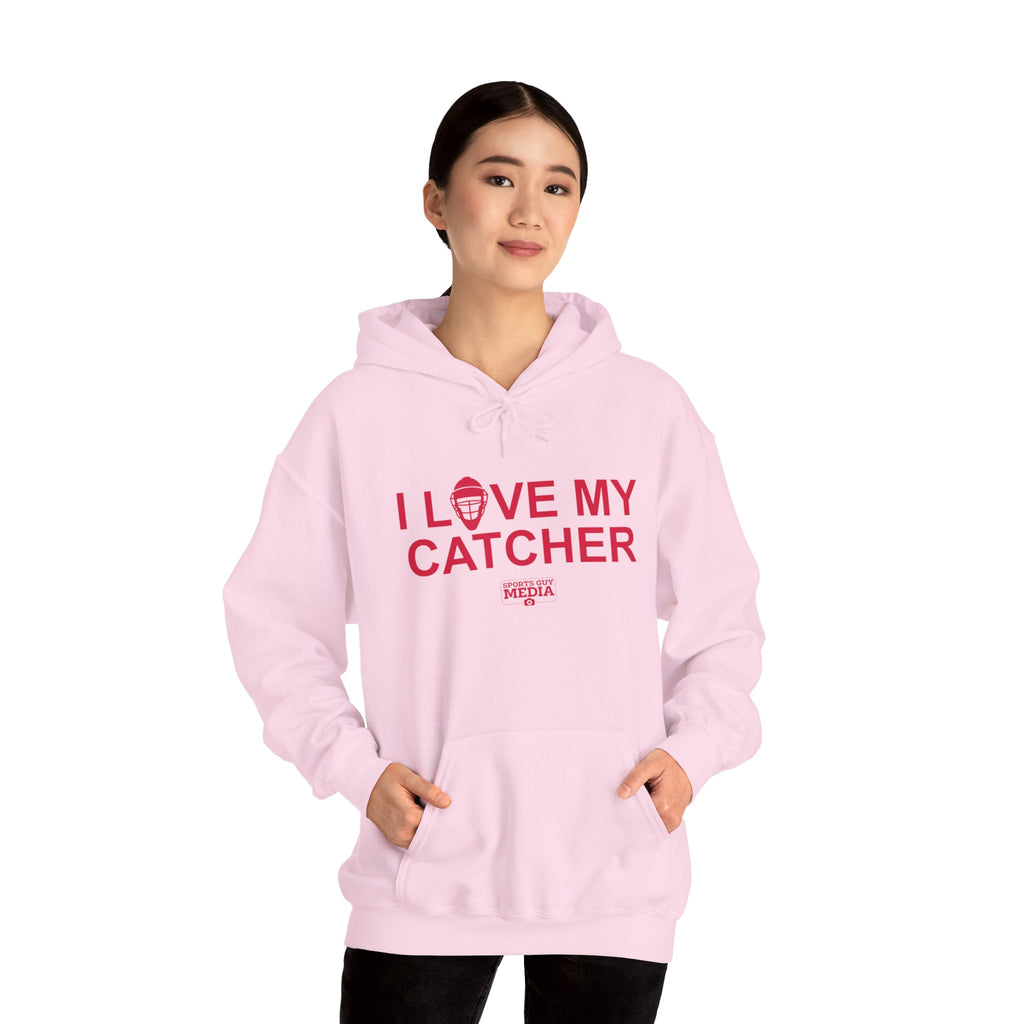 I Love My Catcher Hoodie