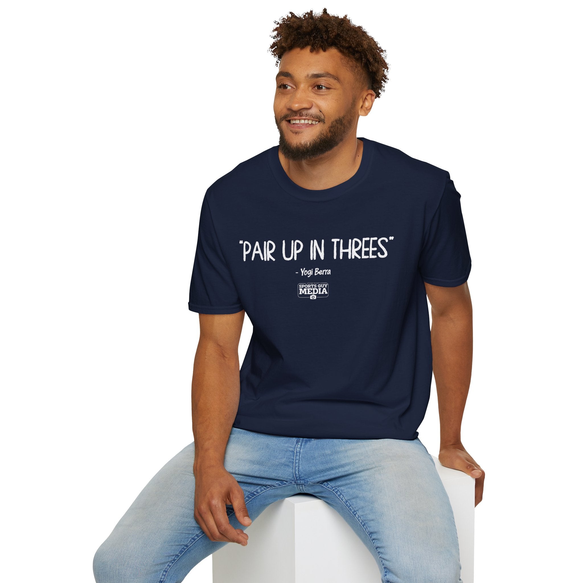 Yogi Berra PAIR UP IN THREES T-Shirt