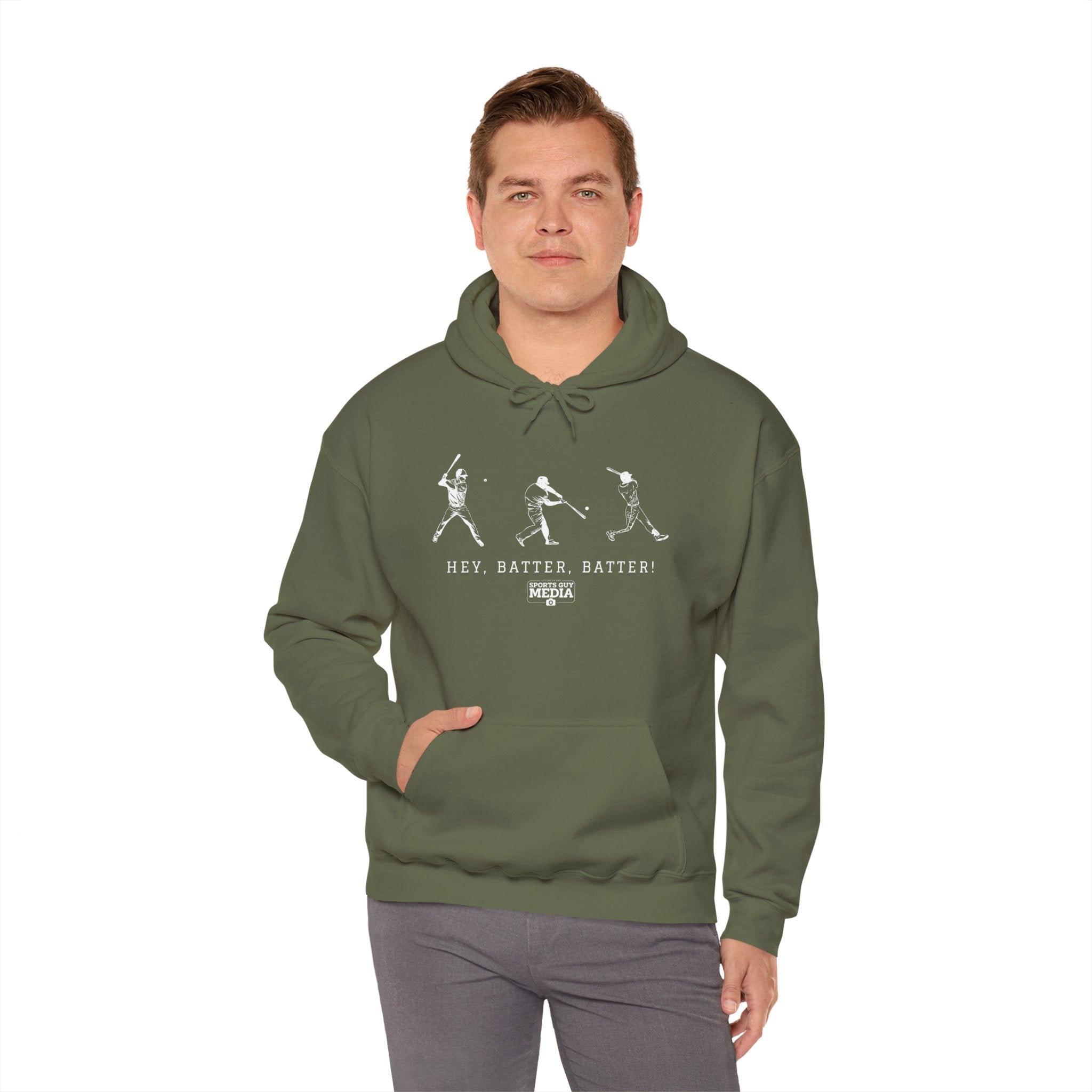 Hey Batter Batter Baseball Hoodie