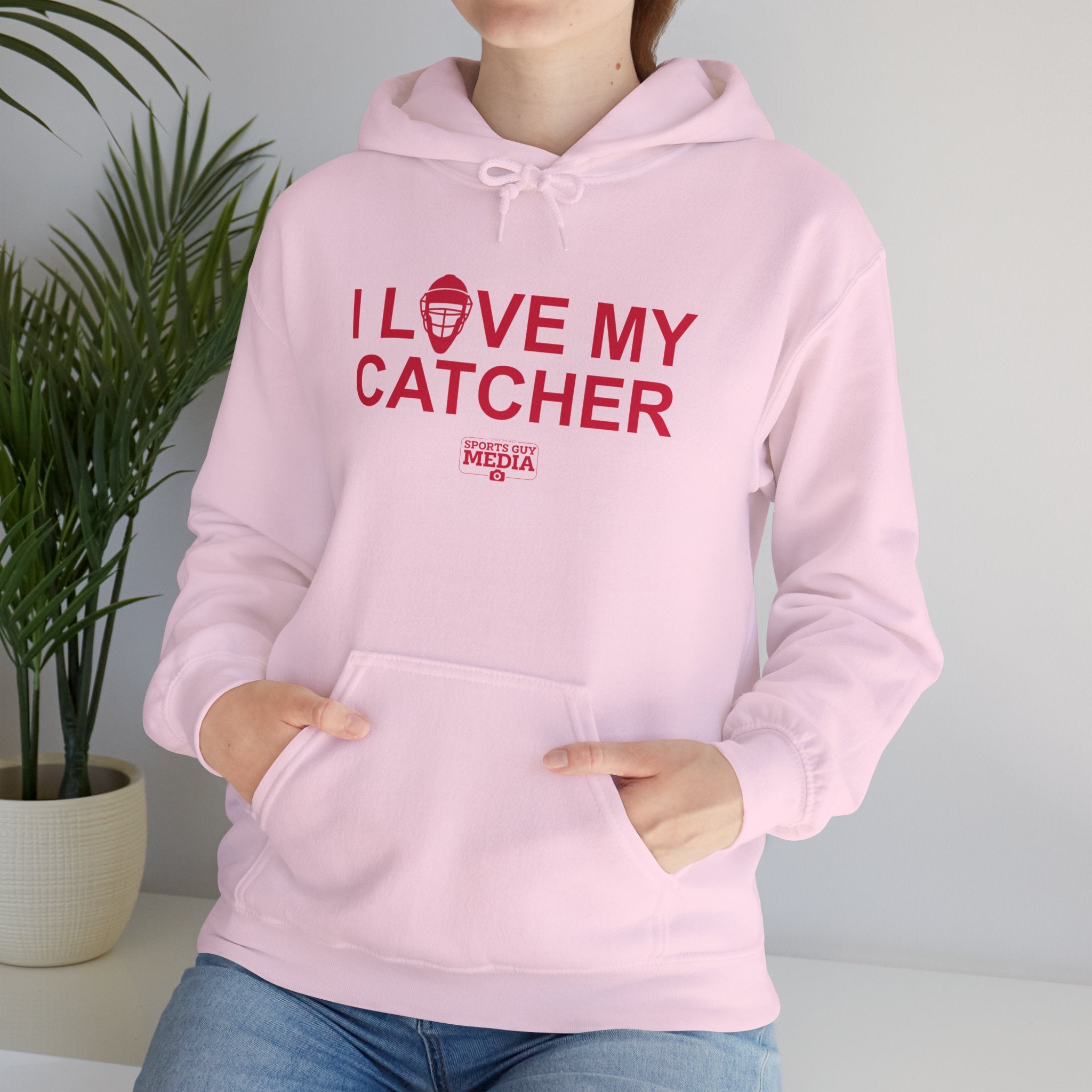 I Love My Catcher Hoodie