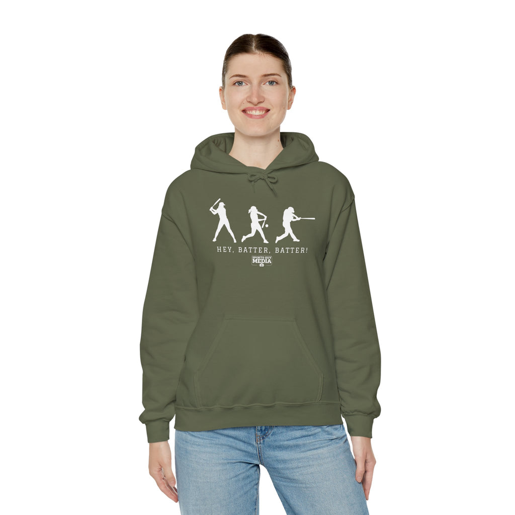 Hey Batter Batter Softball Hoodie