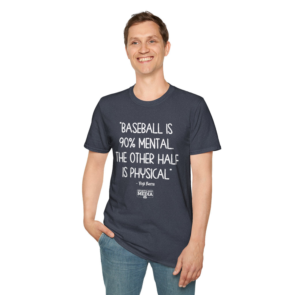 Yogi Berra NINETY PERCENT MENTAL T-Shirt