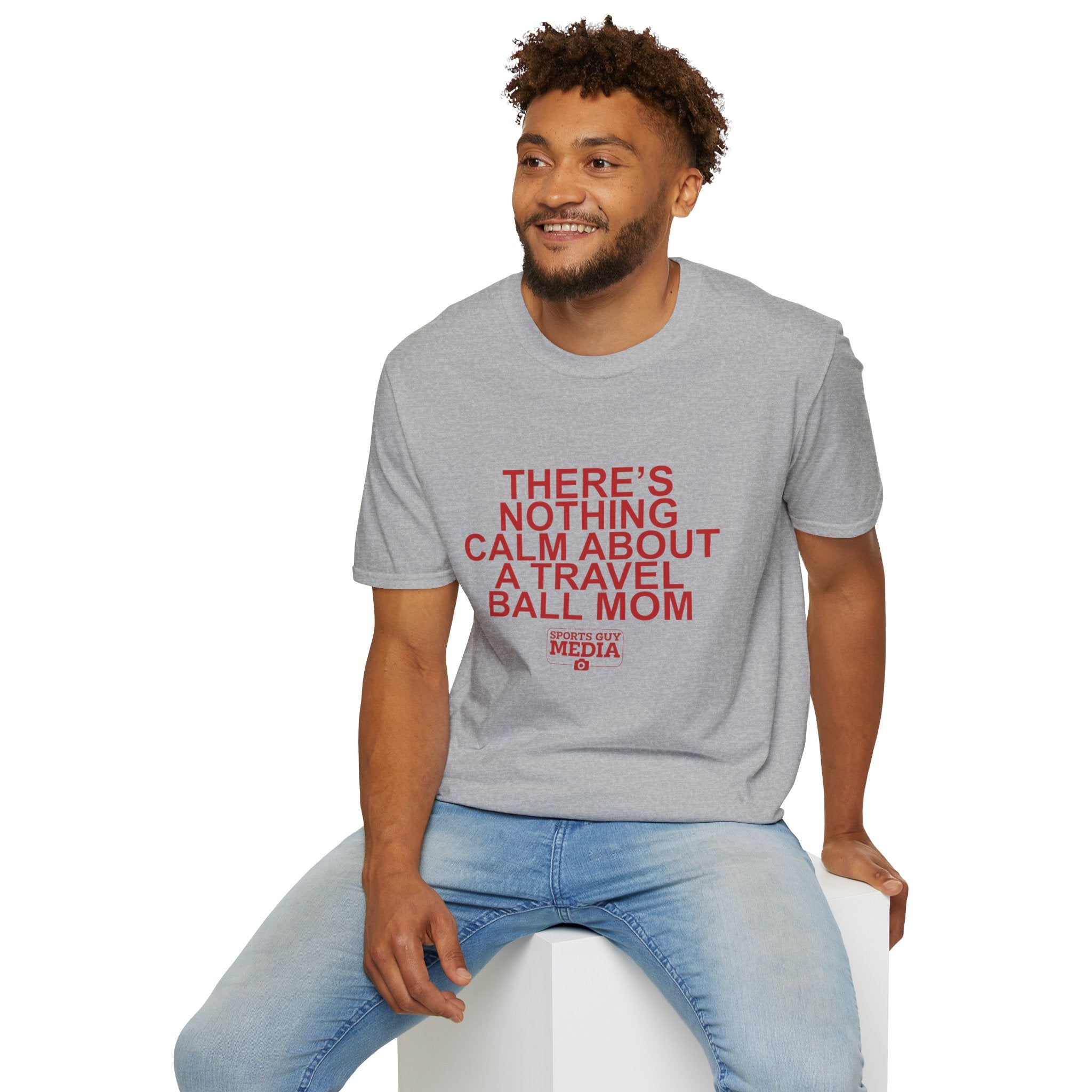 There's Nothing Calm About a Travel Ball Mom T-Shirt