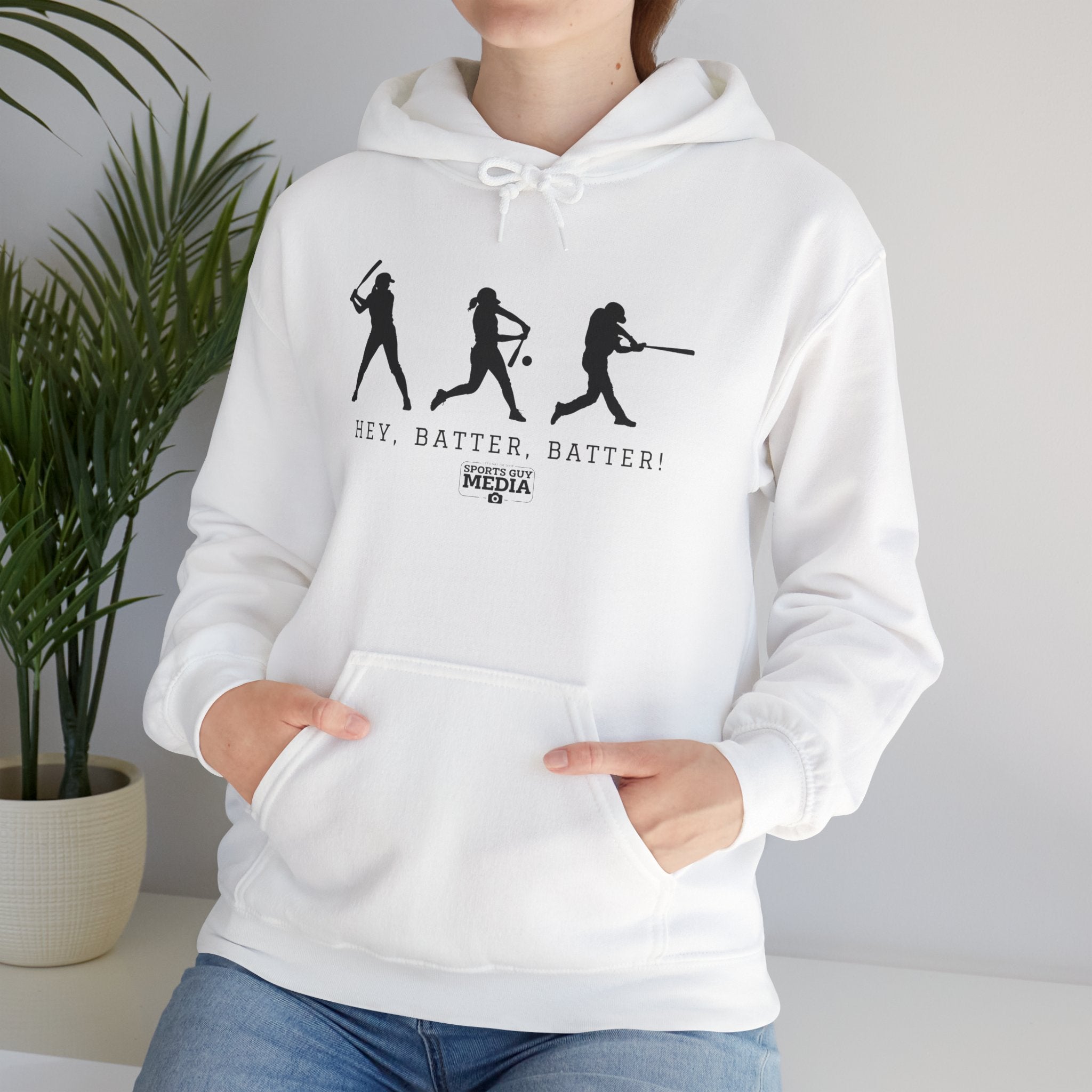 Hey Batter Batter Softball Hoodie