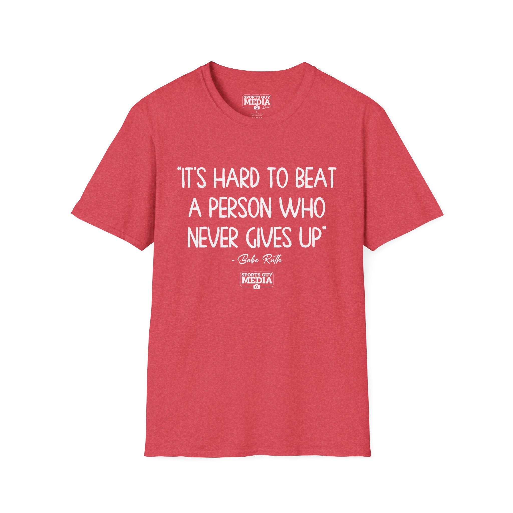 Babe Ruth NEVER GIVES UP T-Shirt