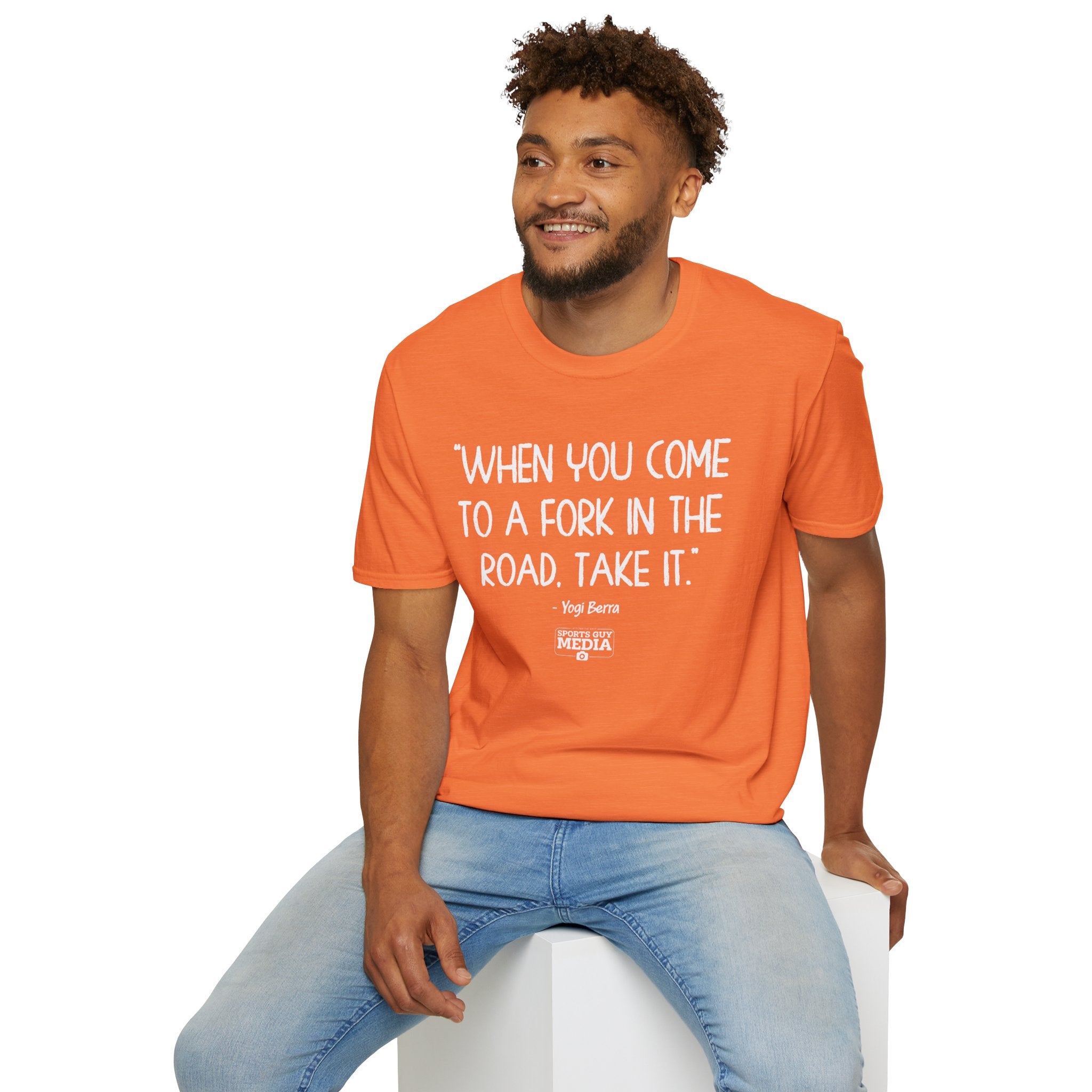 Yogi Berra FORK IN THE ROAD T-Shirt