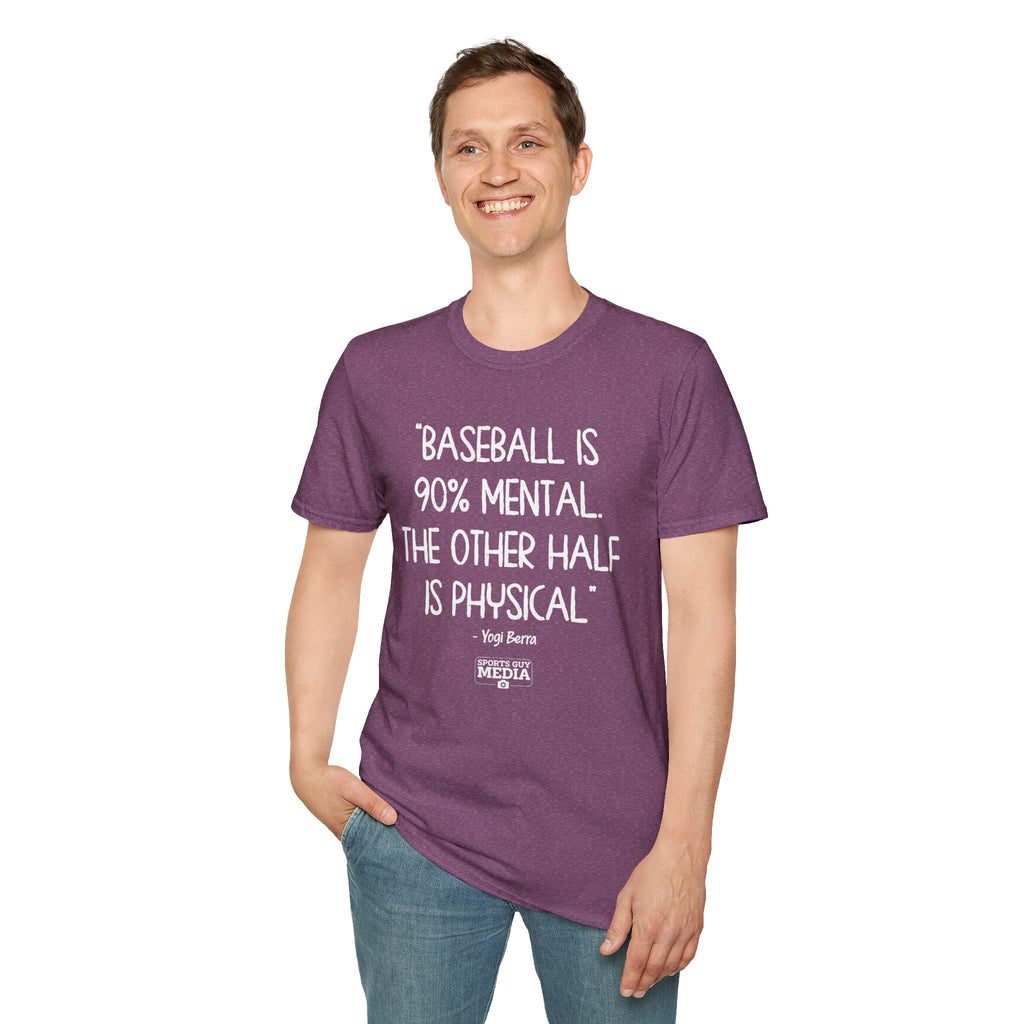Yogi Berra NINETY PERCENT MENTAL T-Shirt