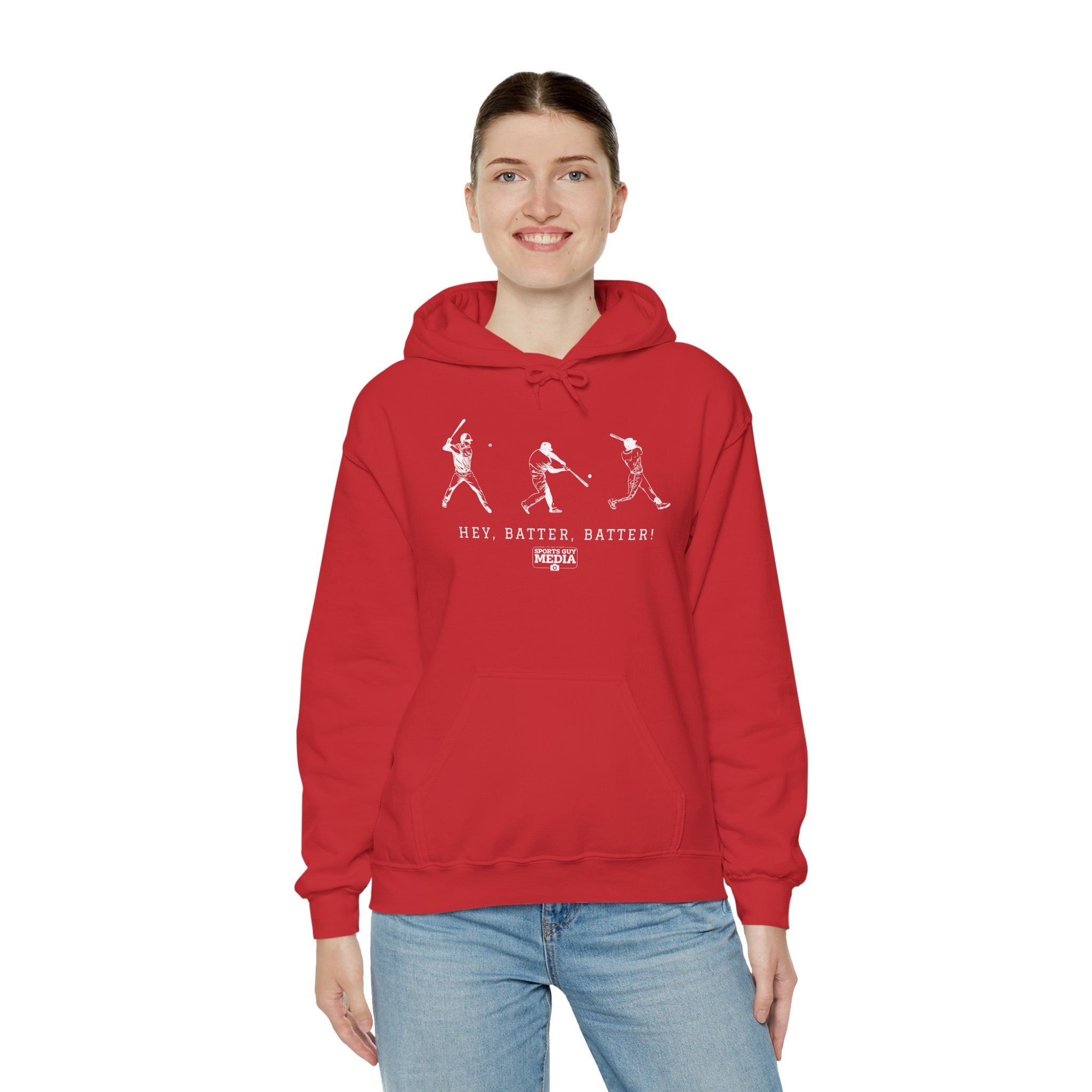 Hey Batter Batter Baseball Hoodie