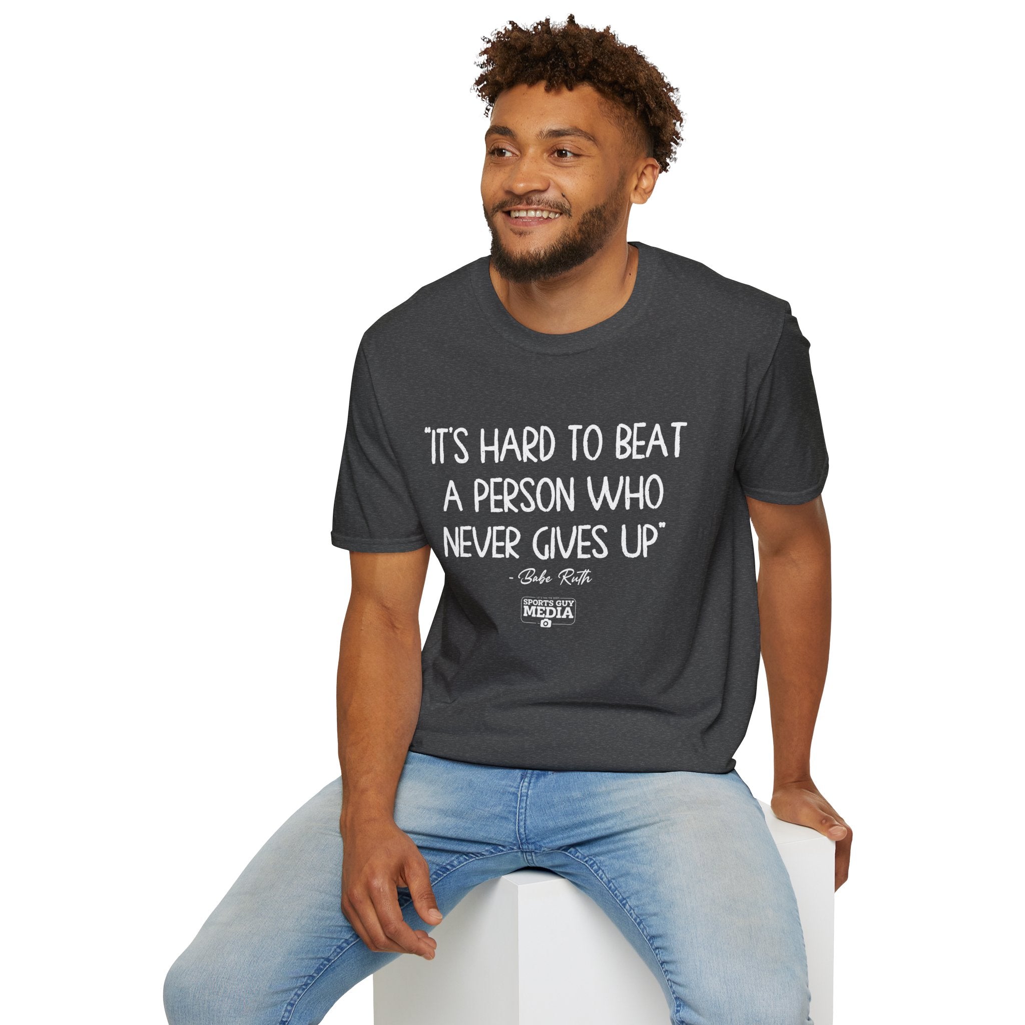 Babe Ruth NEVER GIVES UP T-Shirt