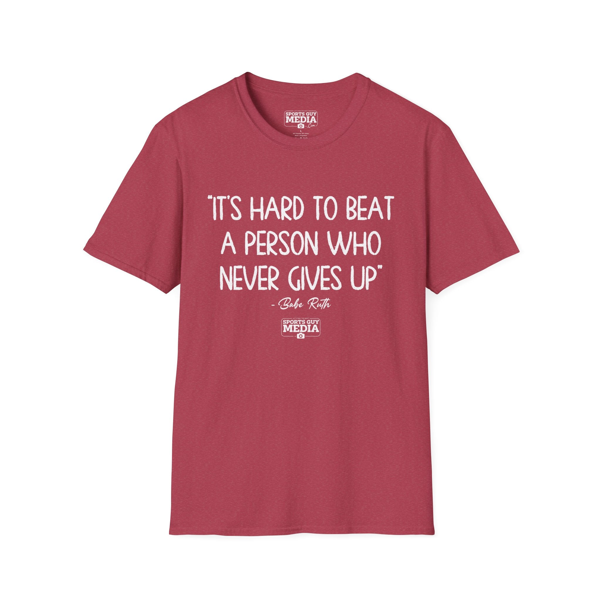 Babe Ruth NEVER GIVES UP T-Shirt