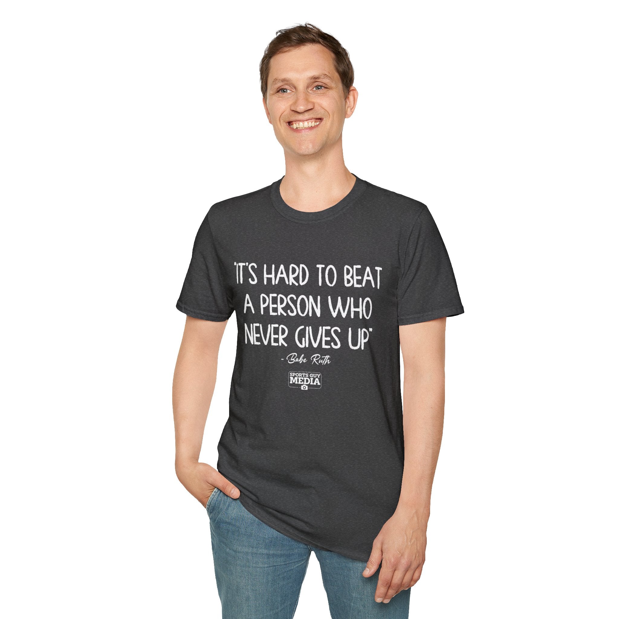 Babe Ruth NEVER GIVES UP T-Shirt