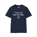 Yogi Berra IT GETS LATE EARLY T-Shirt