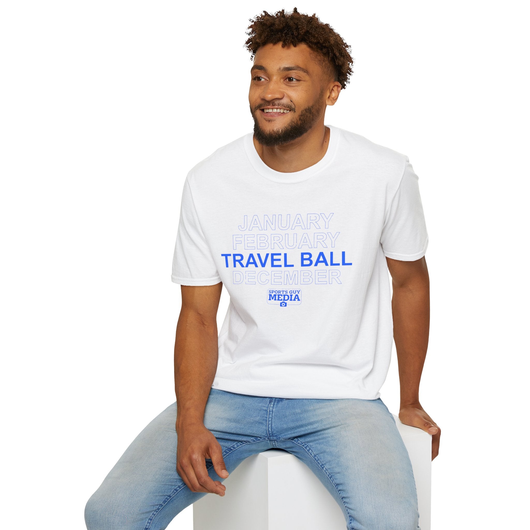 January February TRAVEL BALL December T-Shirt