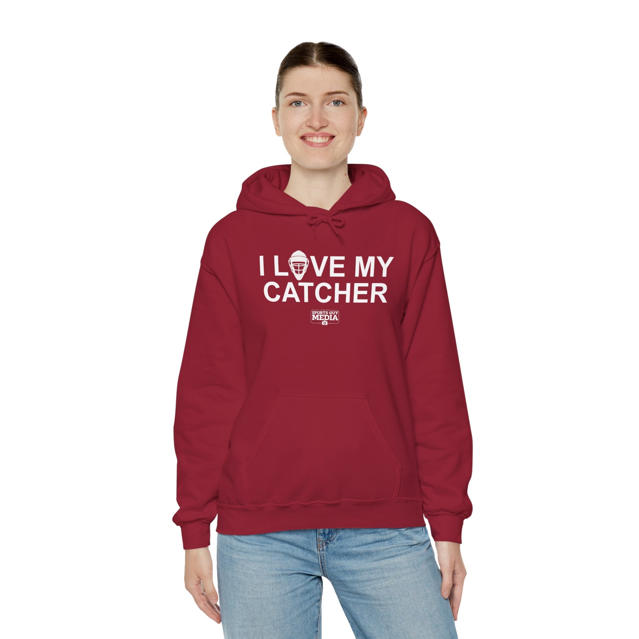 I Love My Catcher Hoodie